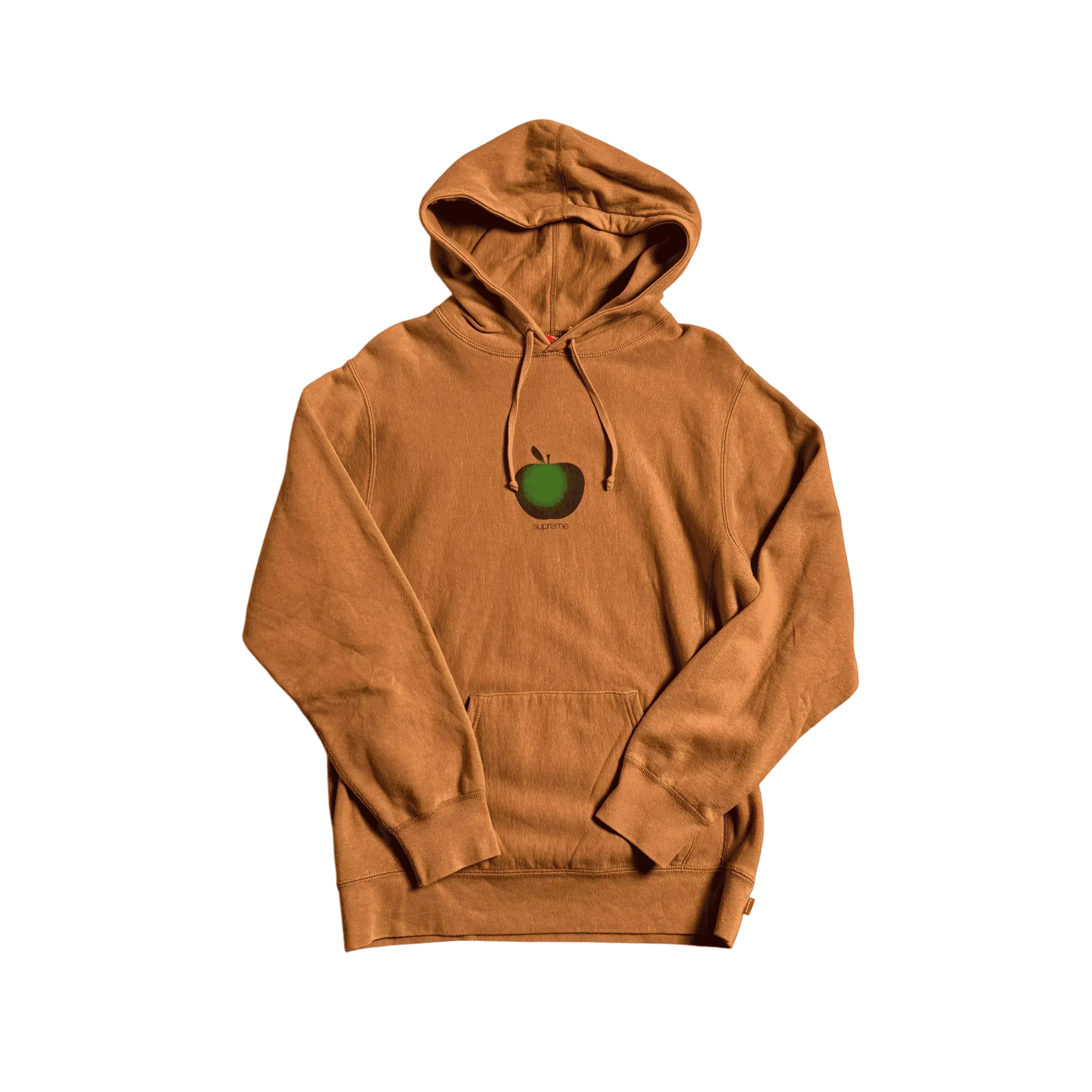 Brown Supreme Hoodie - M