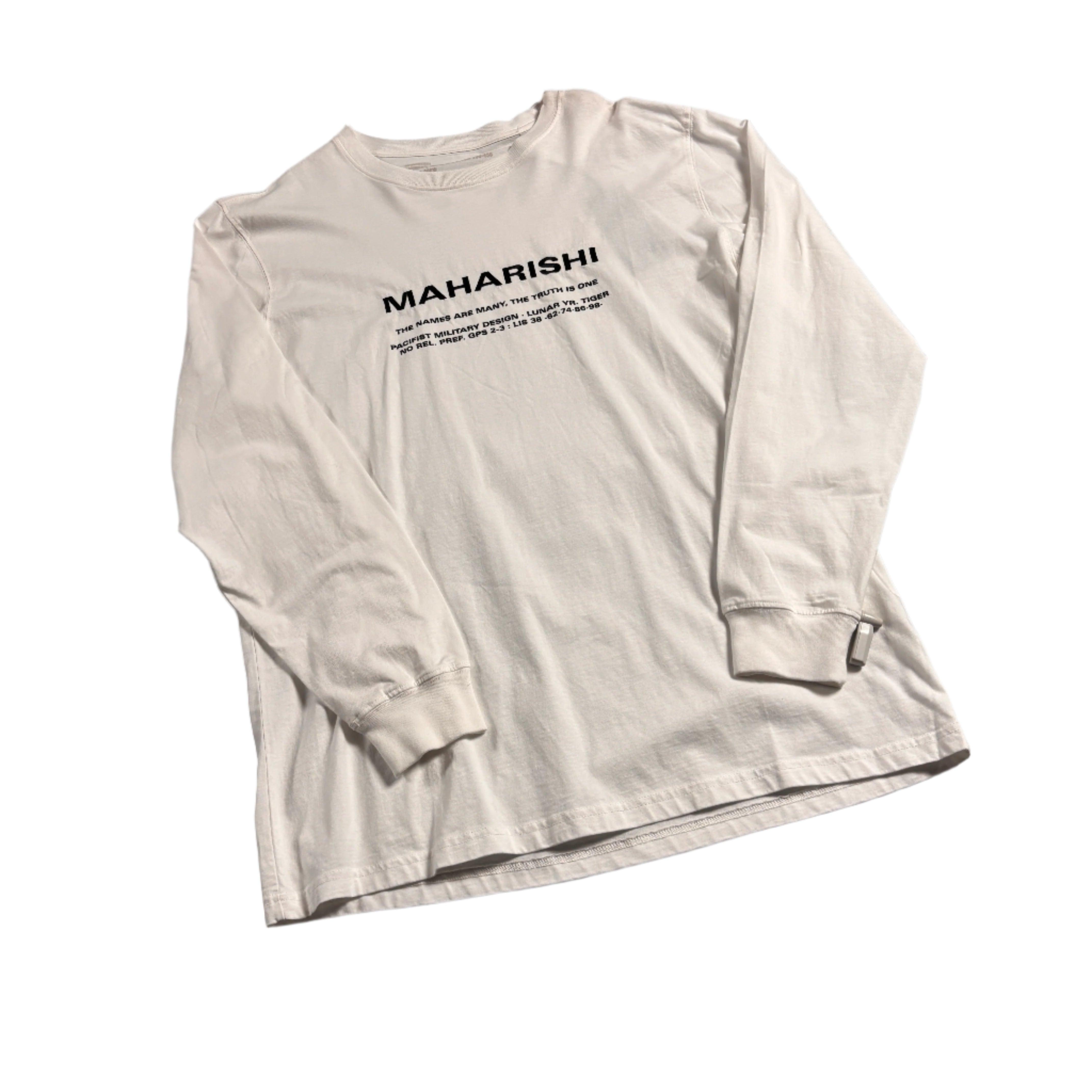 BNWT White Maharishi Long Sleeve Tee - XL