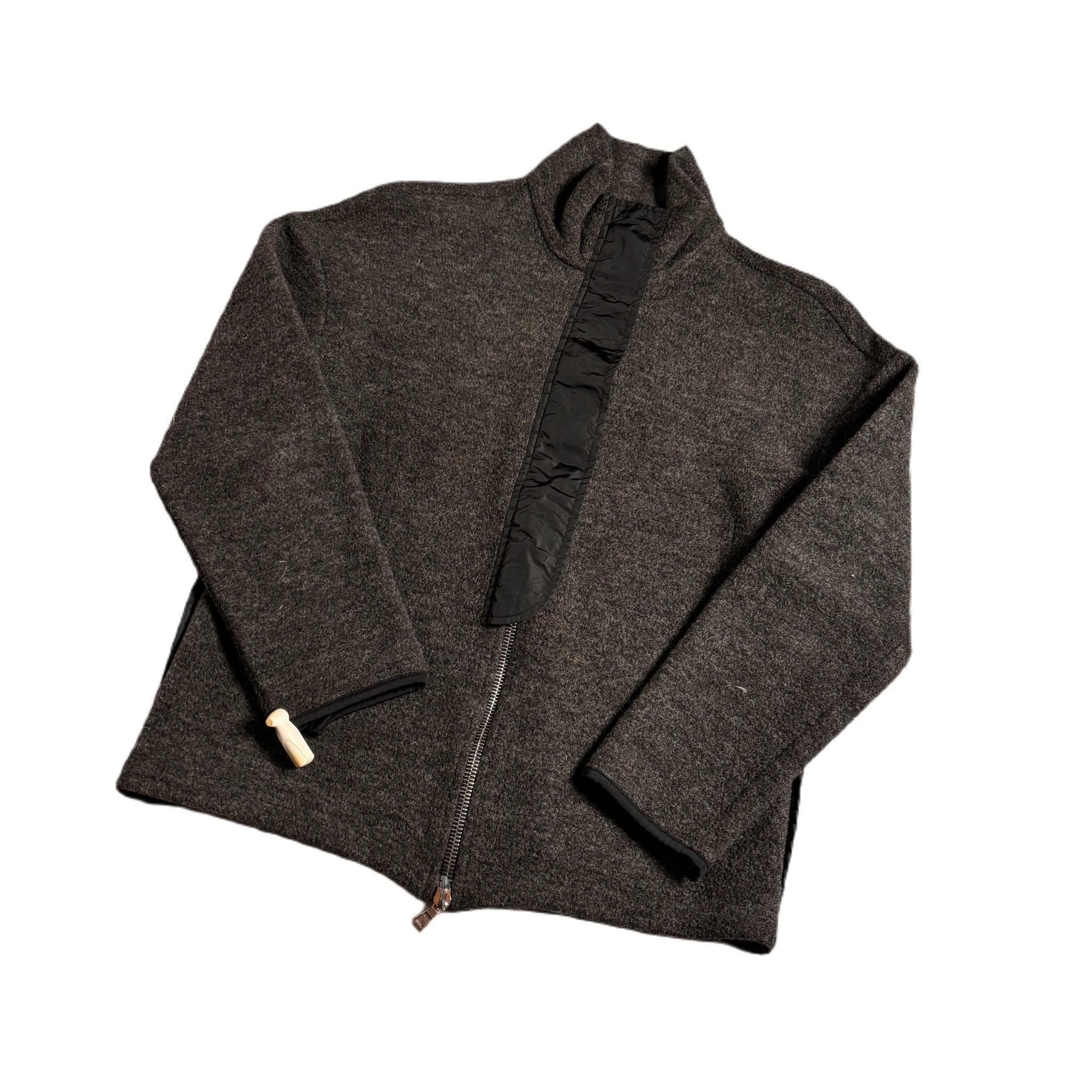 Vintage Grey Prada Full Zip Fleece - S