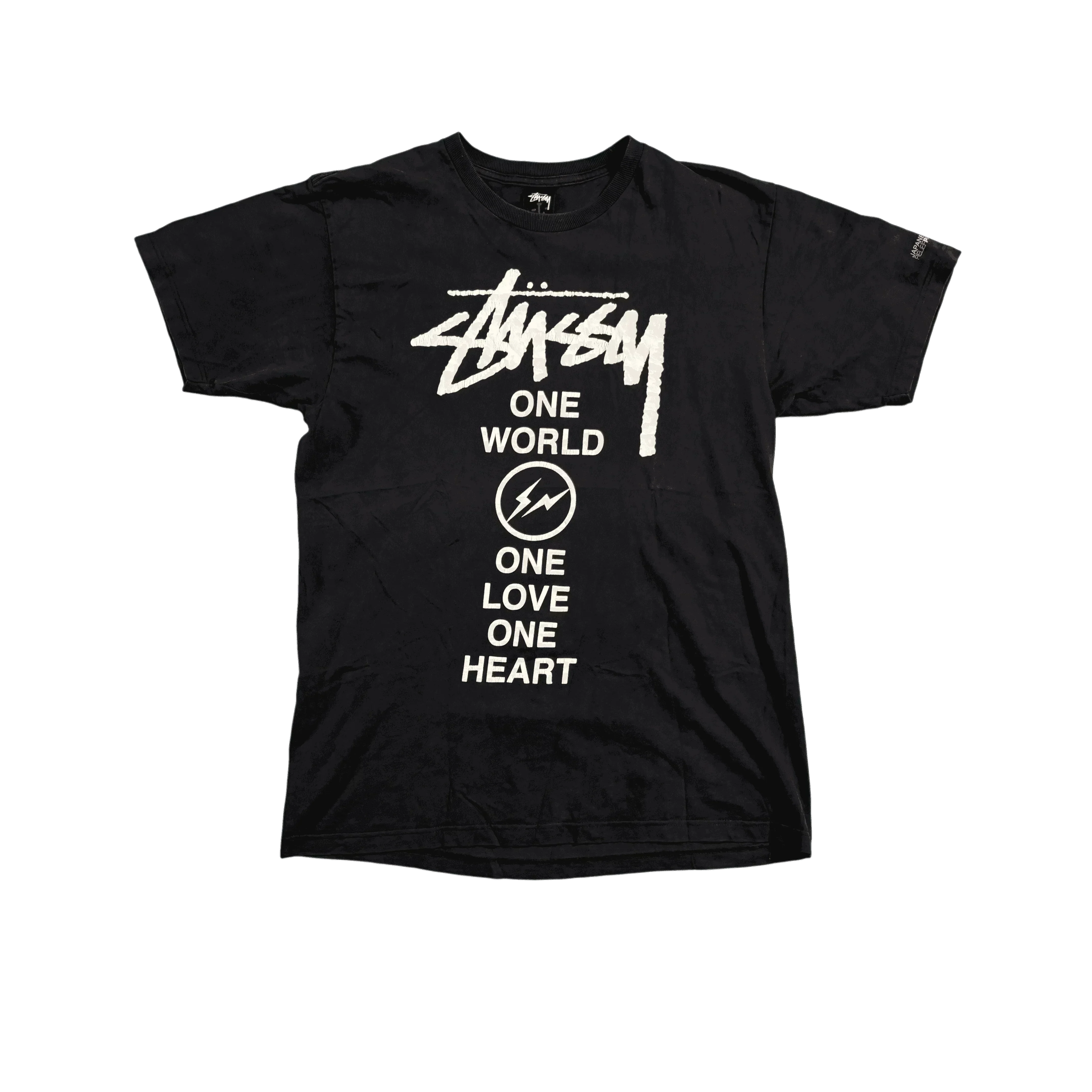 Black Stussy x Fragment Tee - L