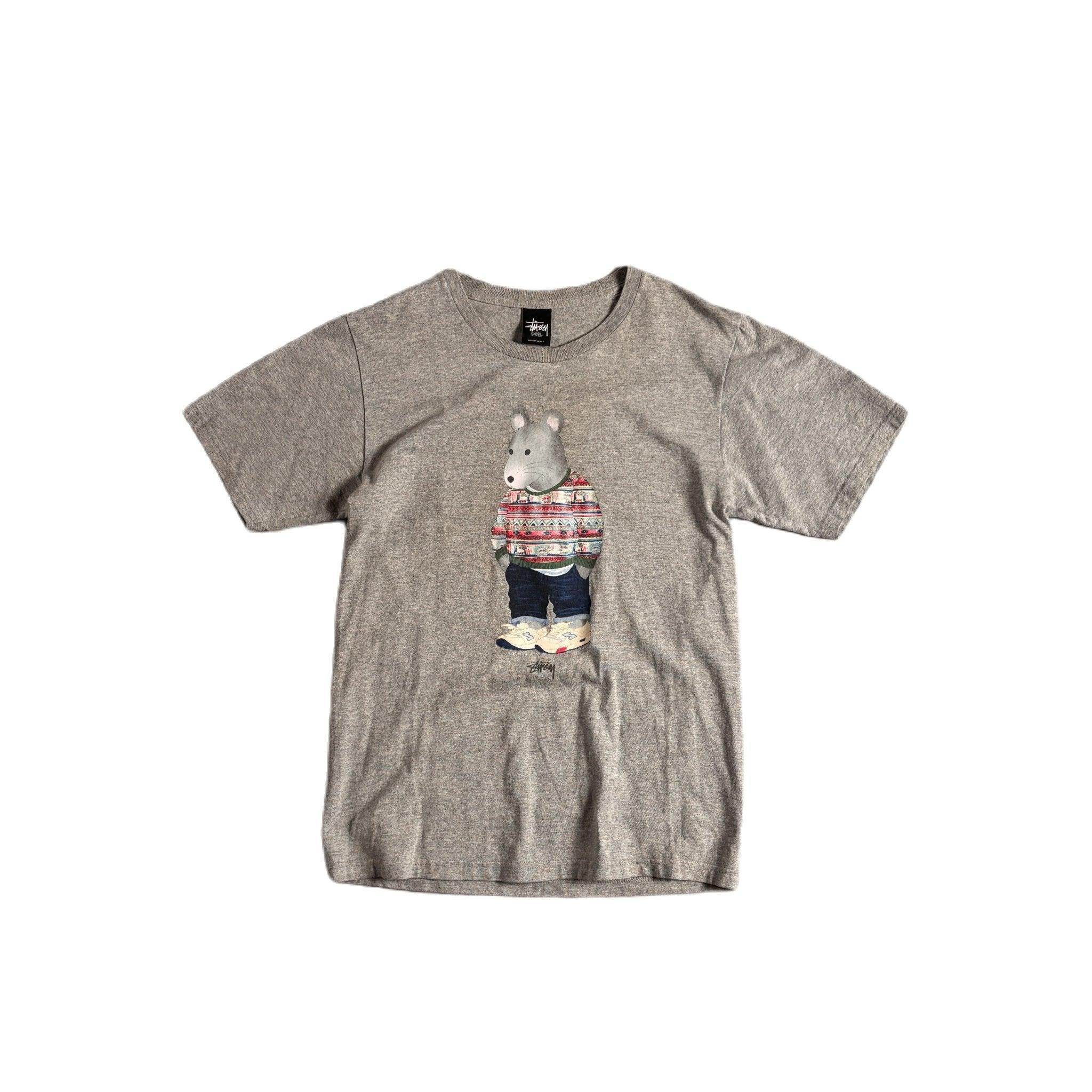 Grey Stussy Tee - S