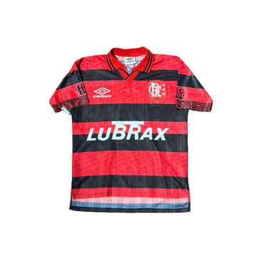 1995 - 96 Flamengo Player Issue Home Shirt - S
