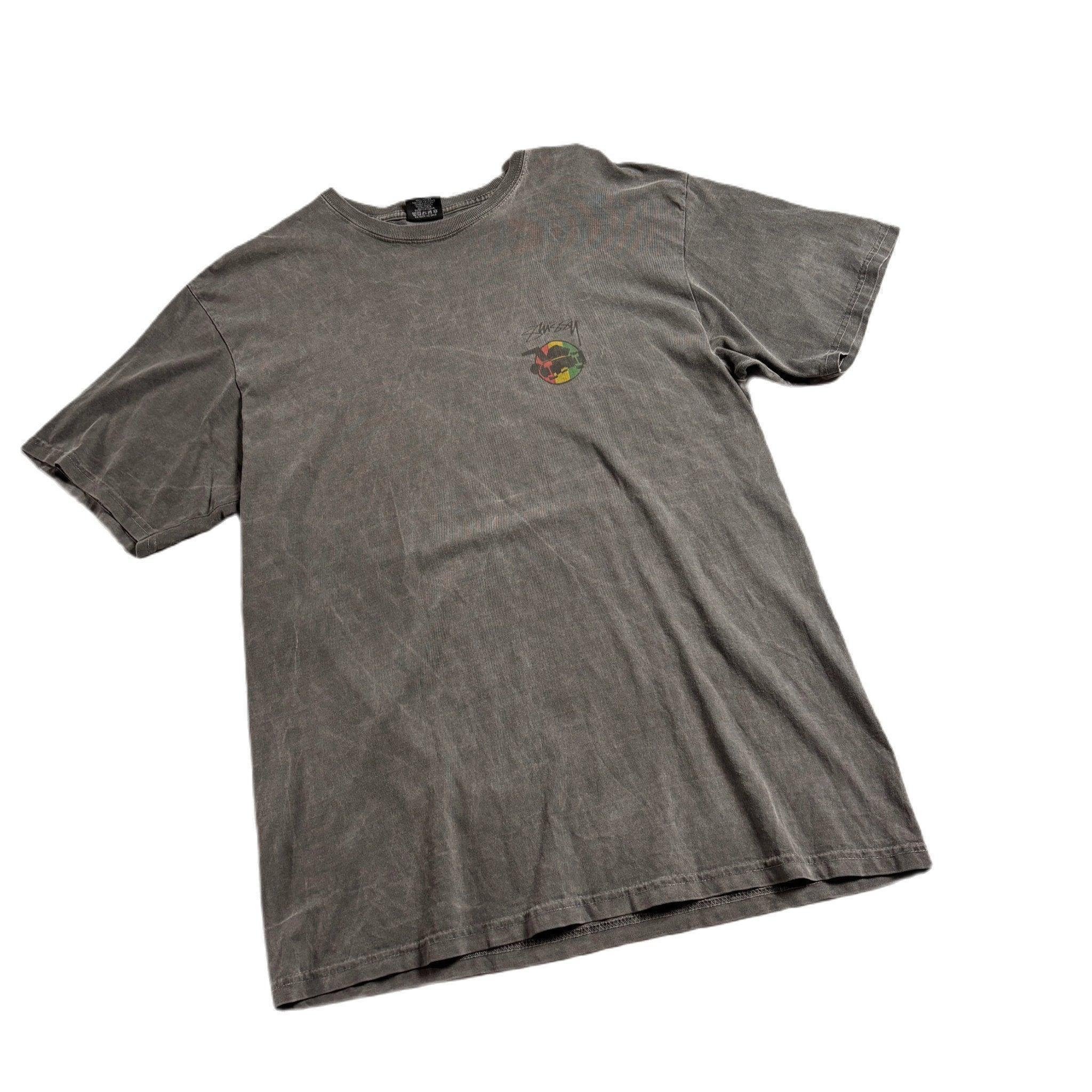 Grey Stussy Tee - L