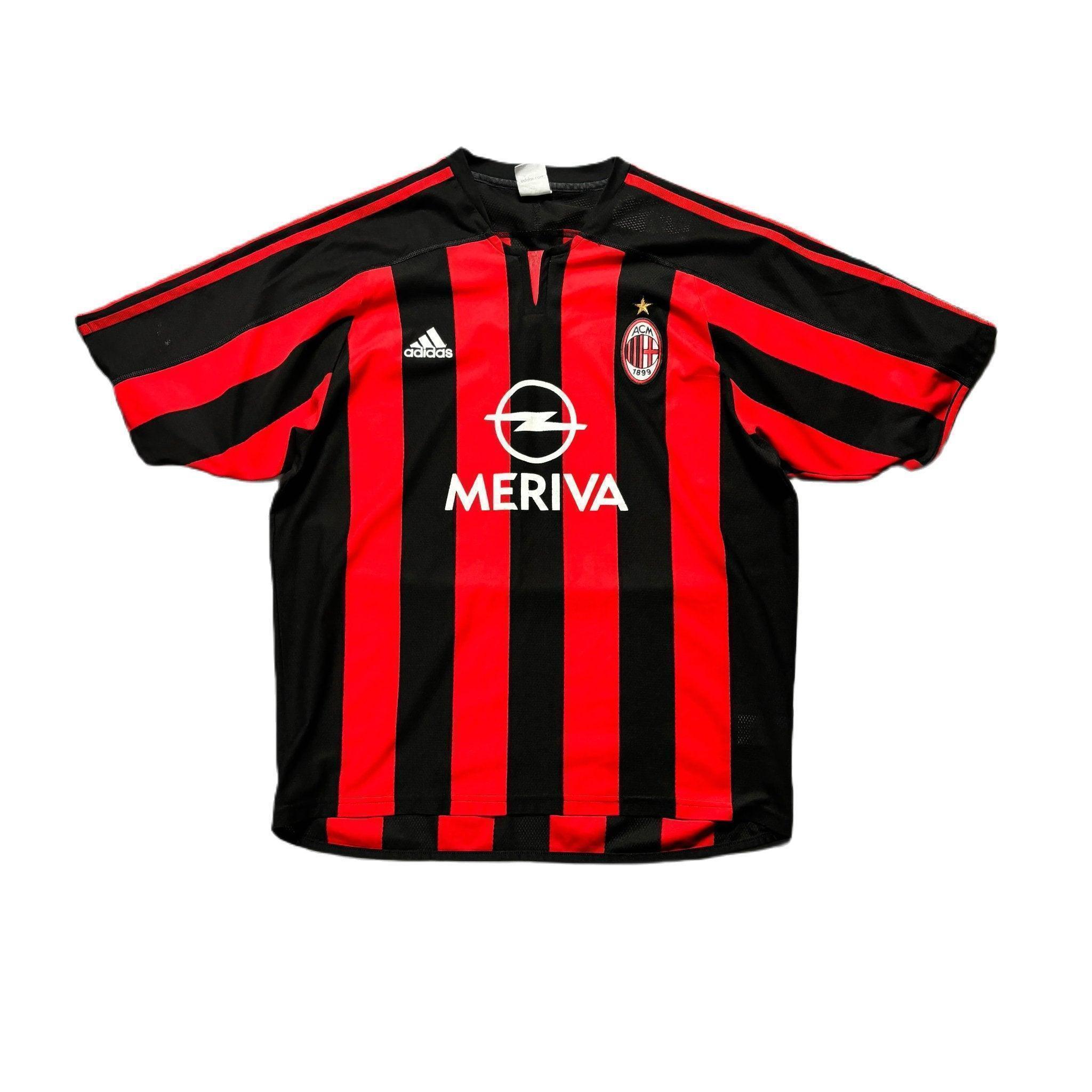 2003 - 04 AC Milan Home Shirt - L