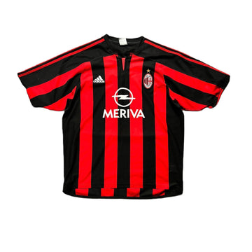 2003 - 04 AC Milan Home Shirt - L