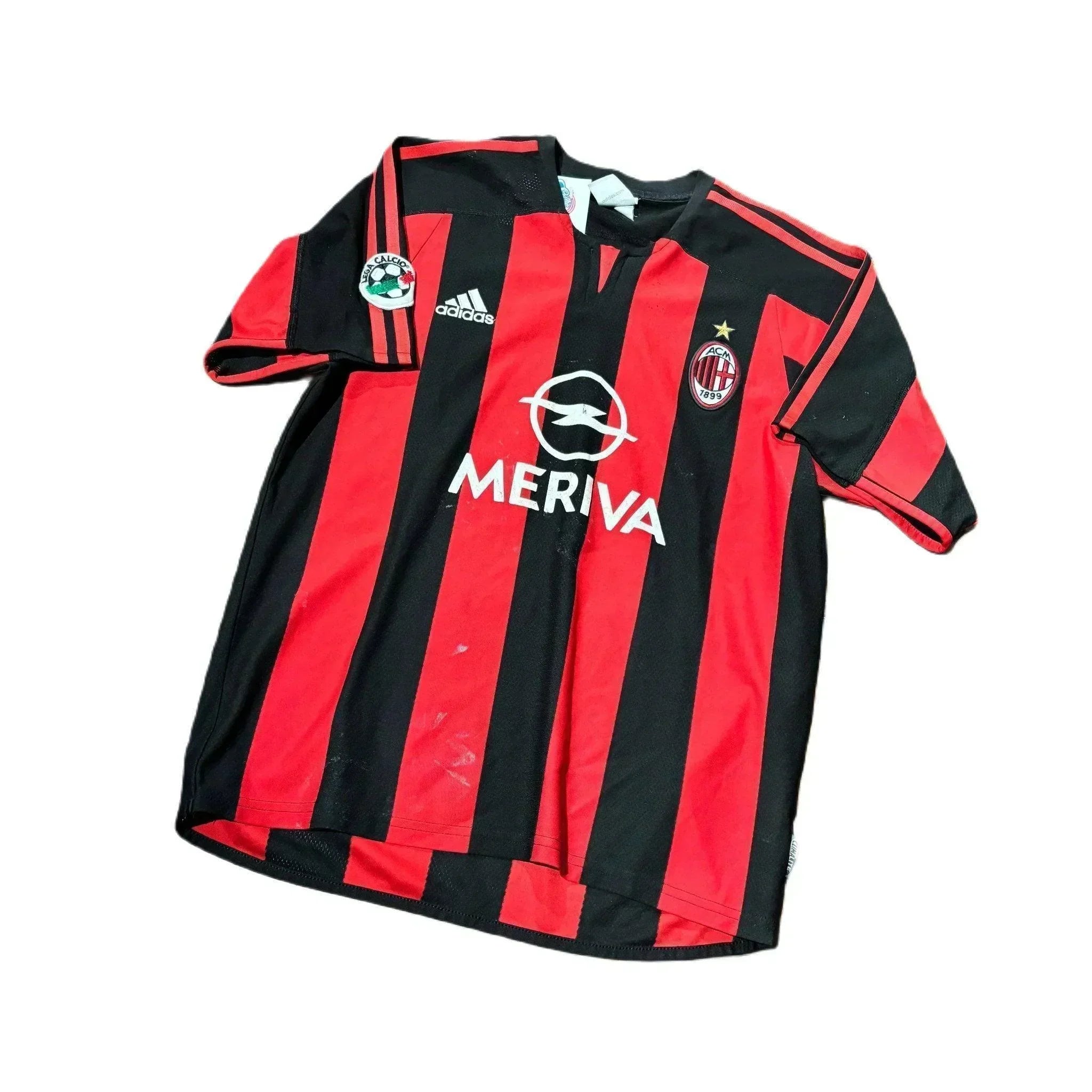 2003 - 04 AC Milan Home 'Shevchenko' Shirt - S