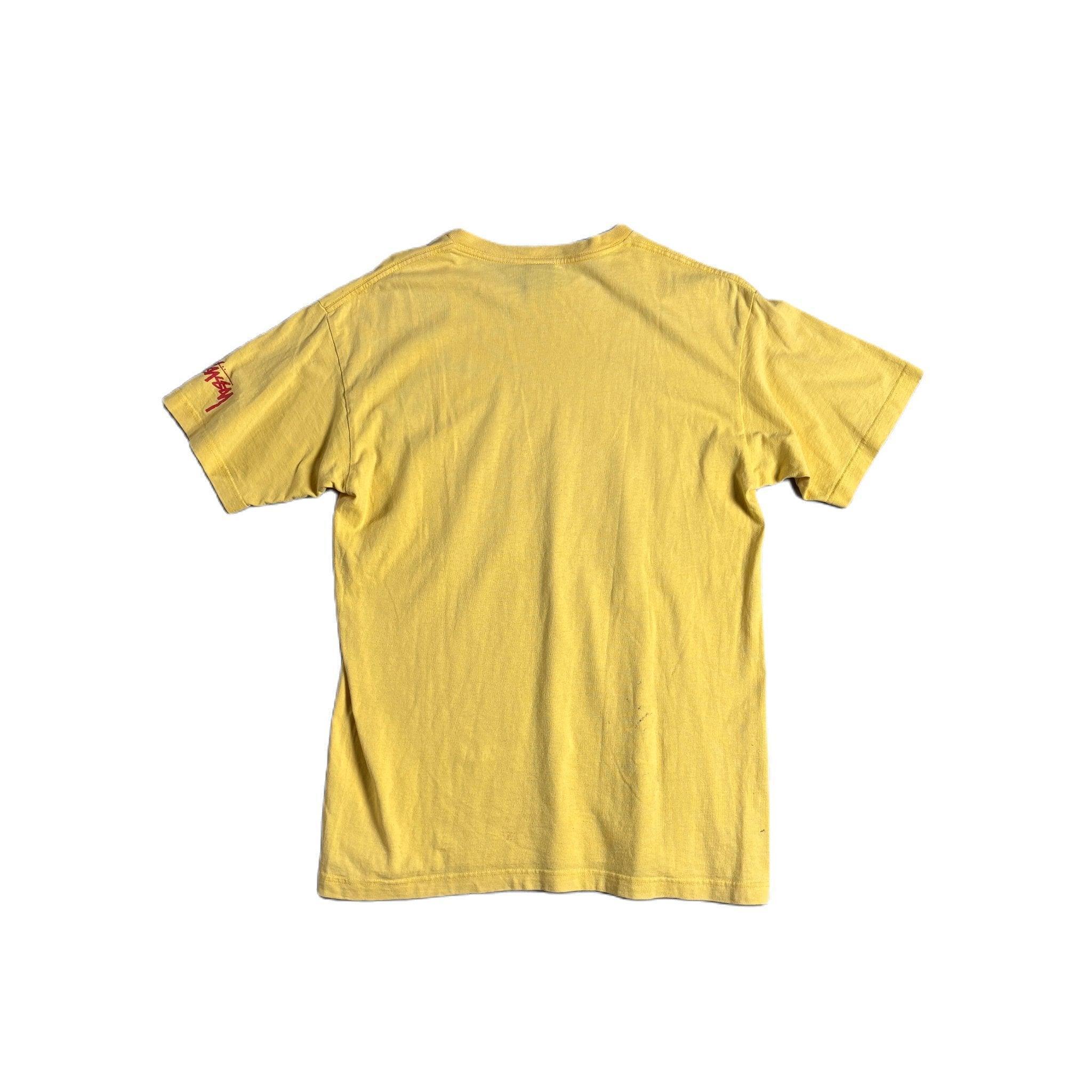 Yellow Stussy Tee - L