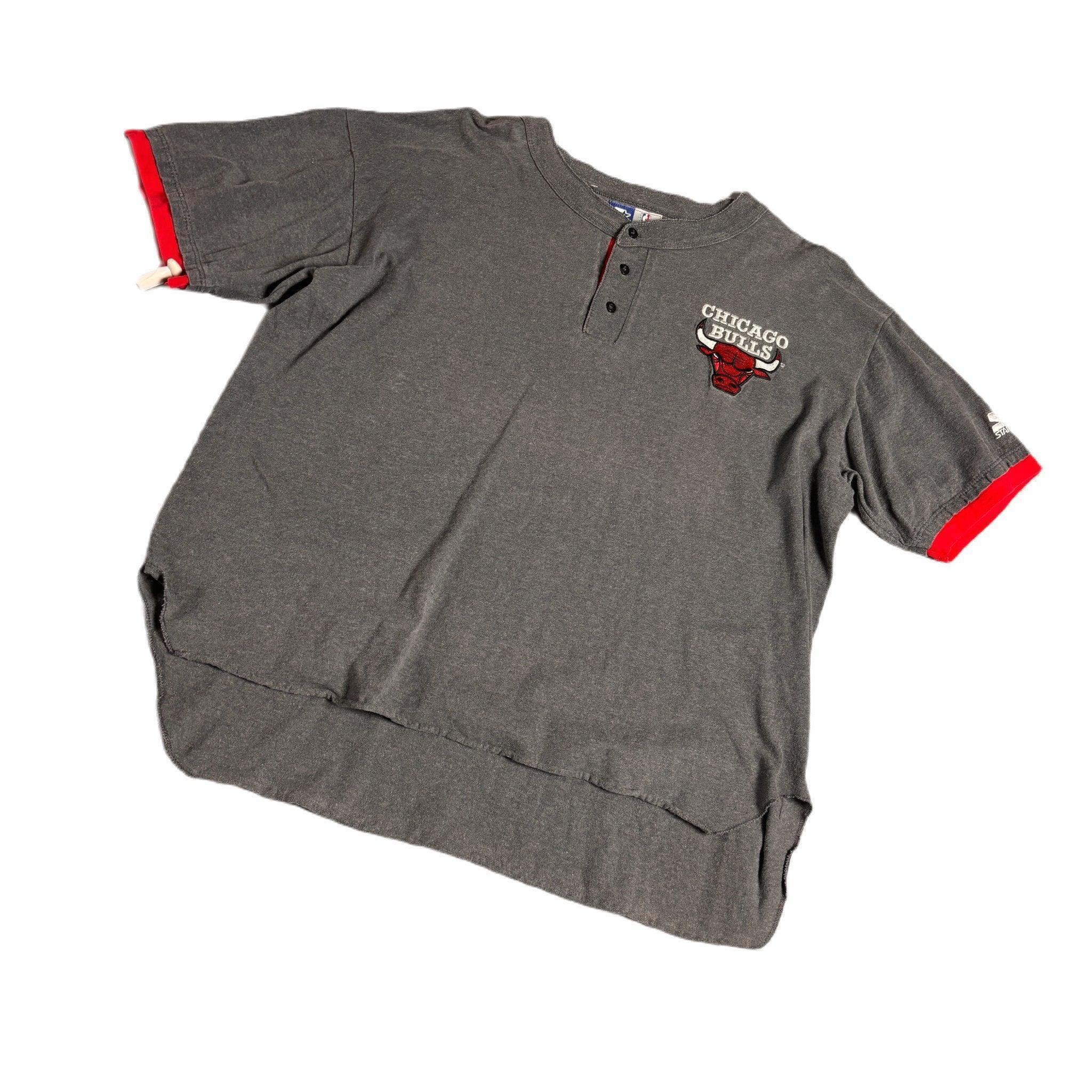 Vintage Grey Chicago Bulls NBA Tee - XL