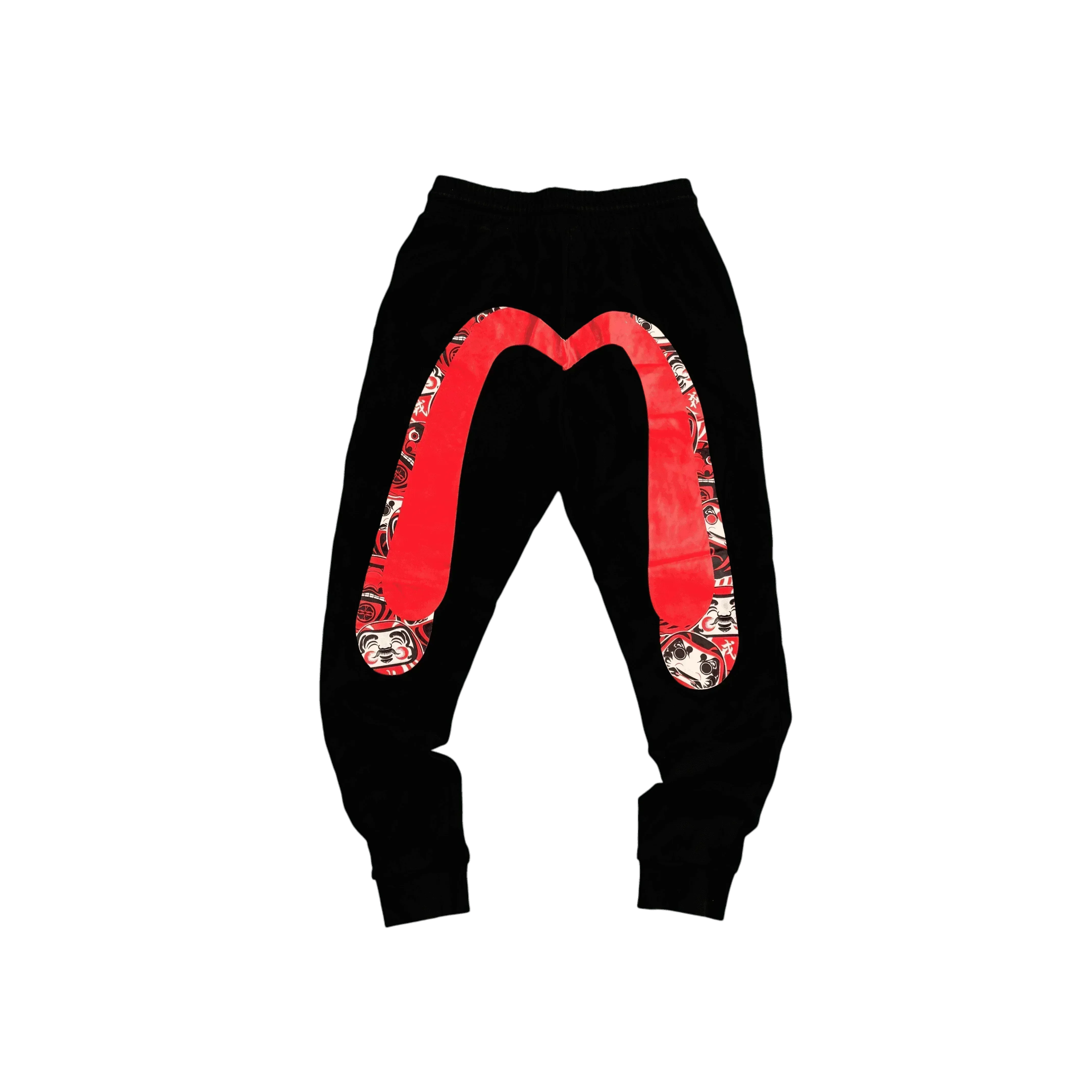 Black Evisu Joggers - M
