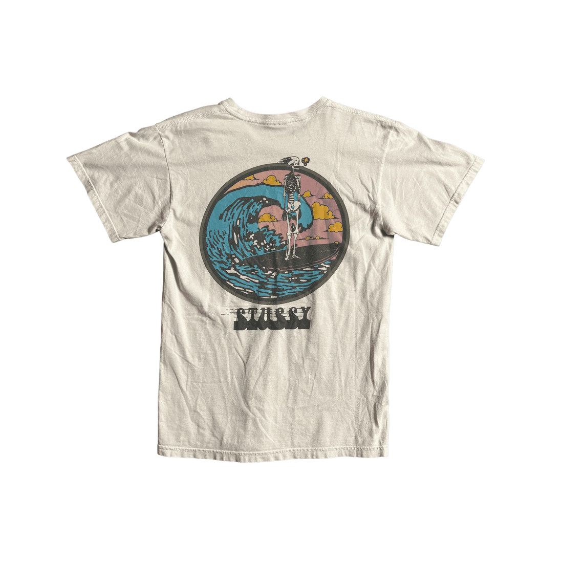 White Stussy Tee - S