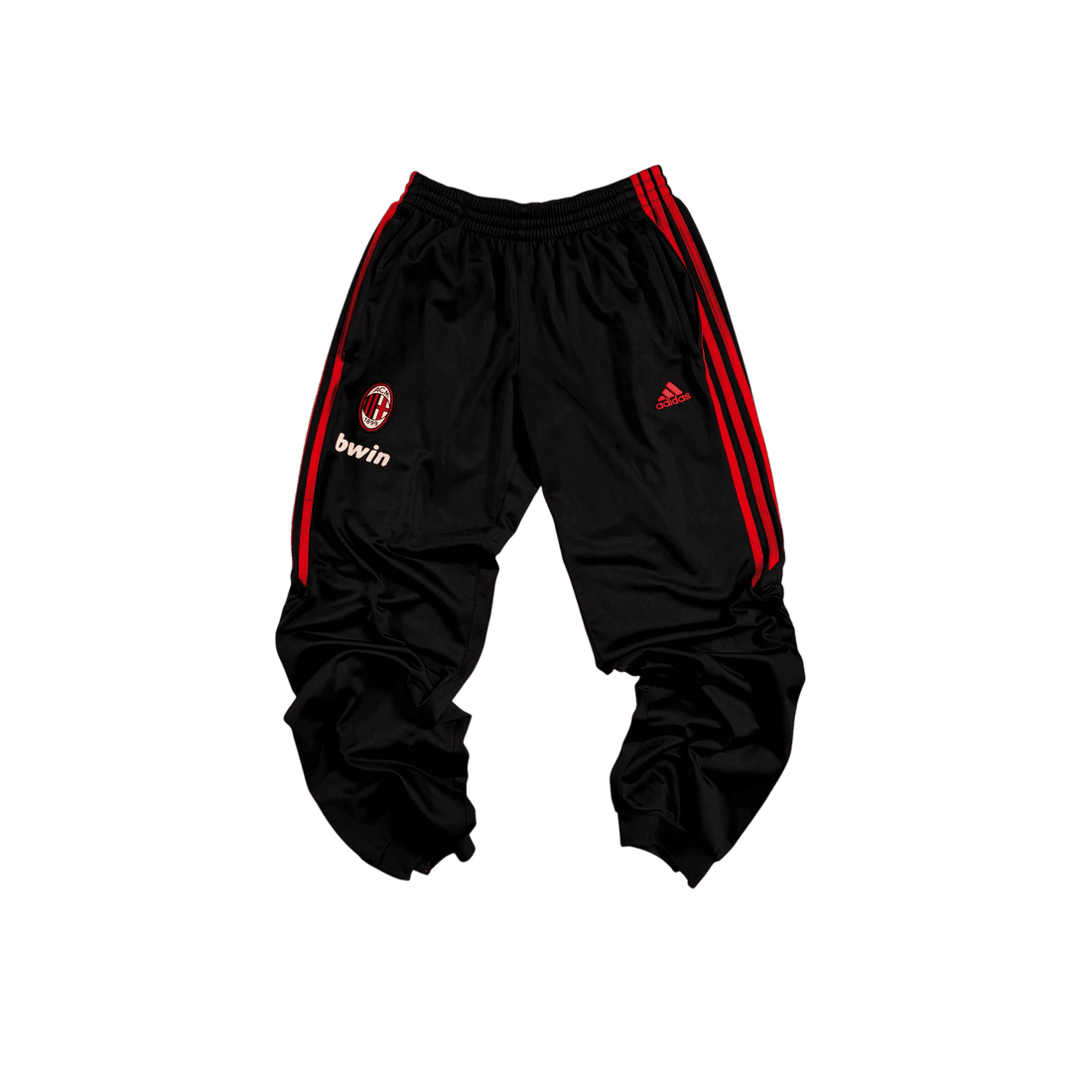 Black Adidas AC Milan Joggers - L