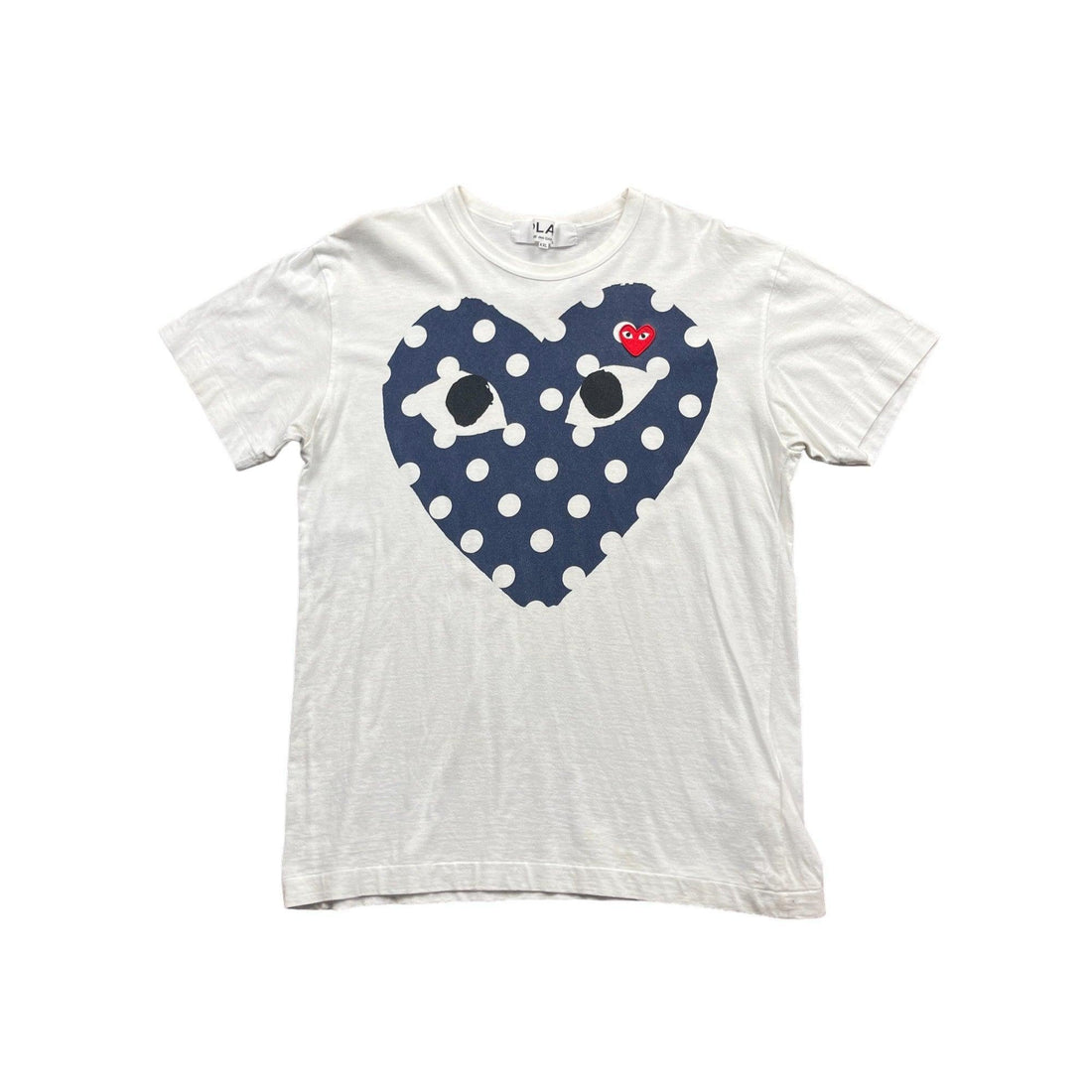 White Comme Des Garcons (CDG) Tee - XXL (Recommended Size - Extra Large) - The Streetwear Studio
