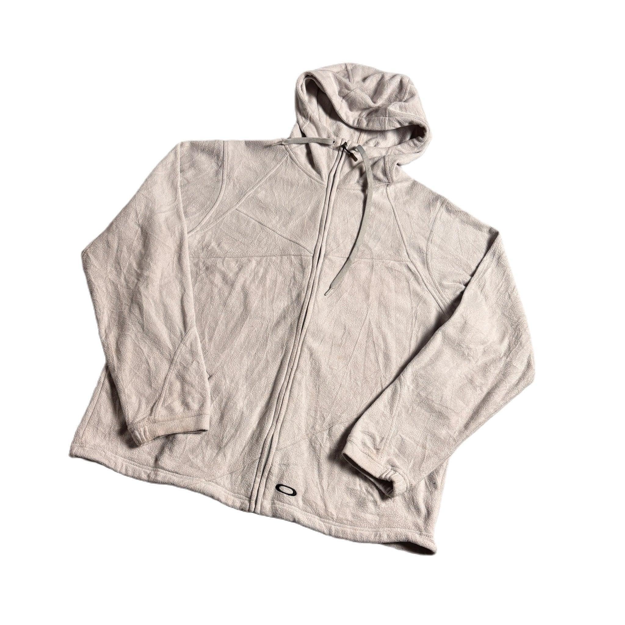 Vintage Grey Oakley Fleece Hoodie - L