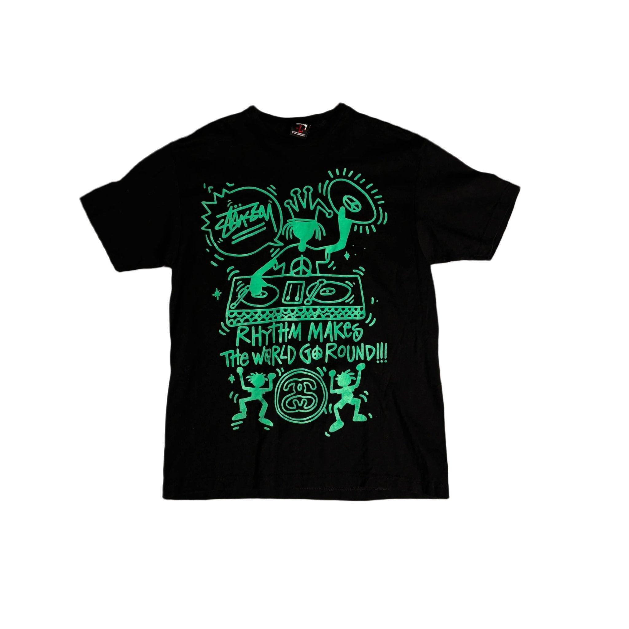Black Stussy Tee - L