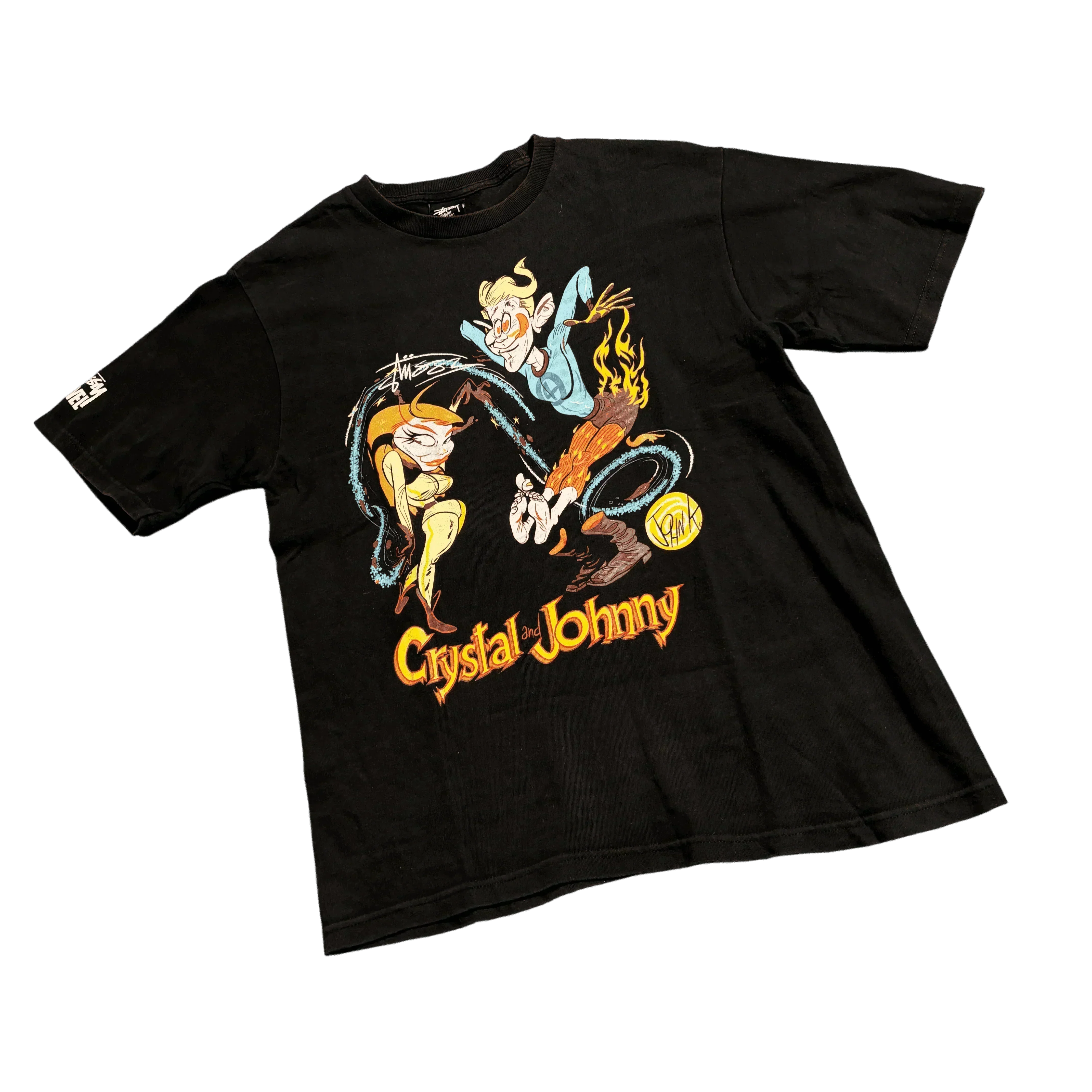 Black Stussy x Marvel Tee - S