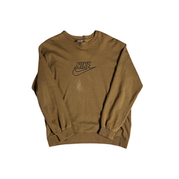 Vintage Khaki Nike Sweatshirt - L