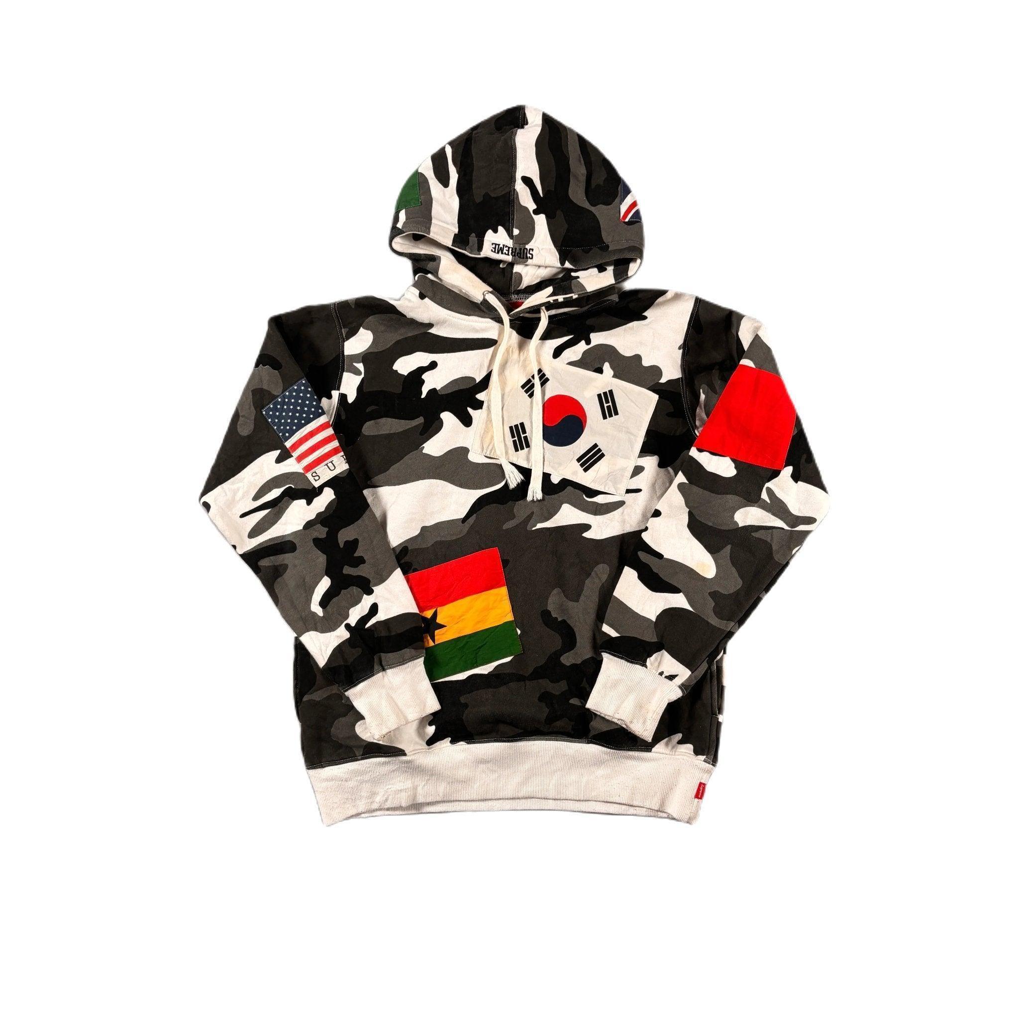 Black Camo Supreme Hoodie - M