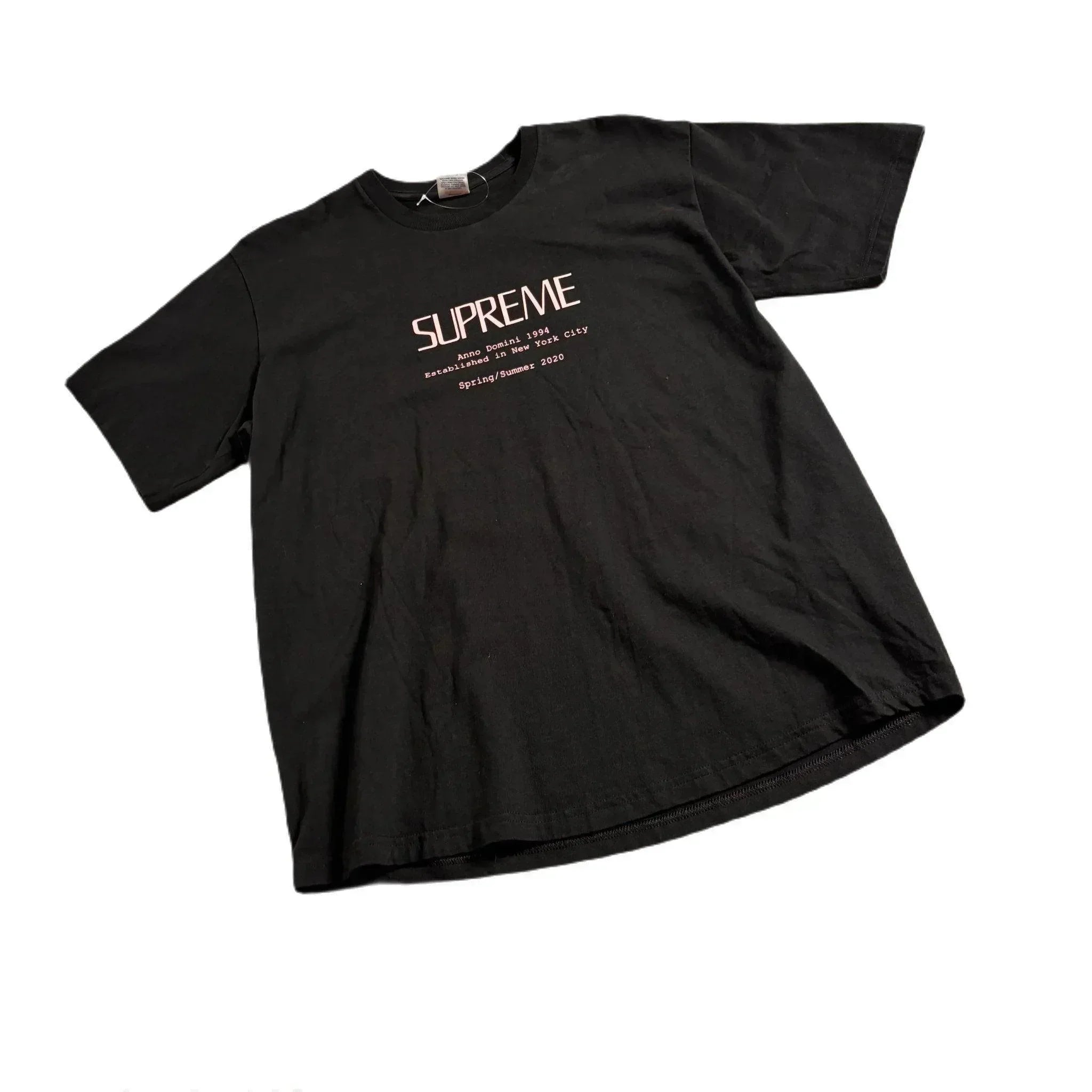 Black Supreme Tee - L