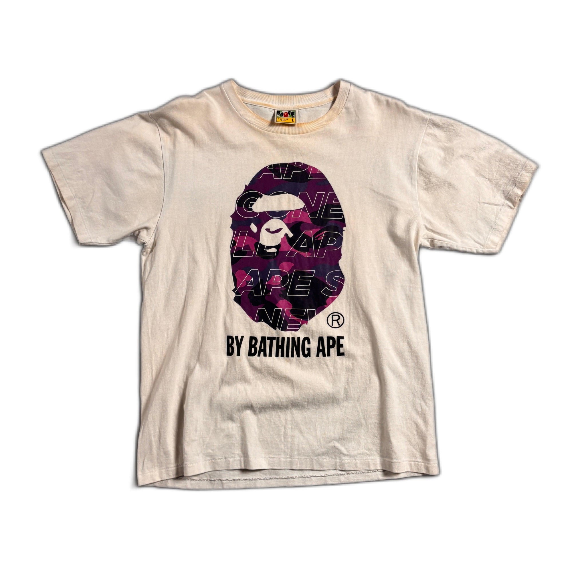 White A Bathing Ape (BAPE) Tee - L