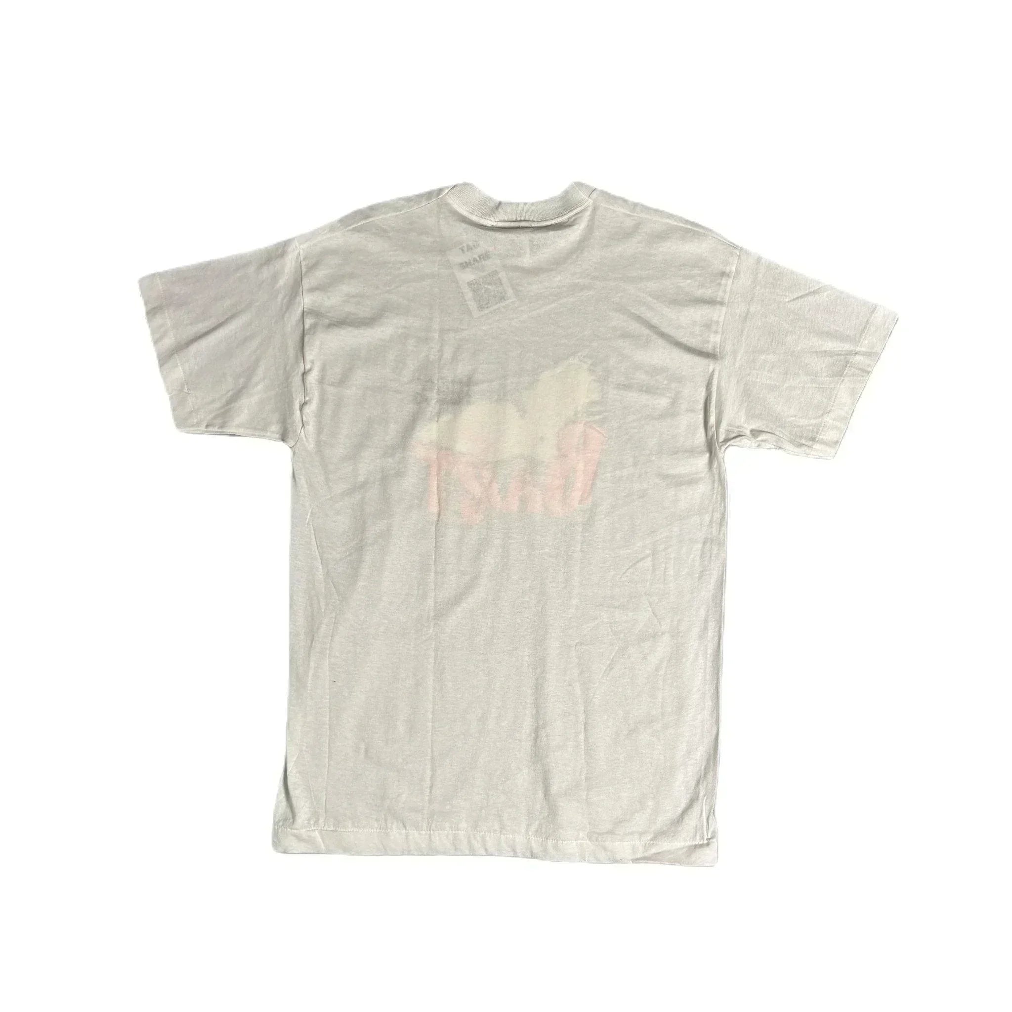 Vintage 90s White The Simpsons Graphic Tee - L