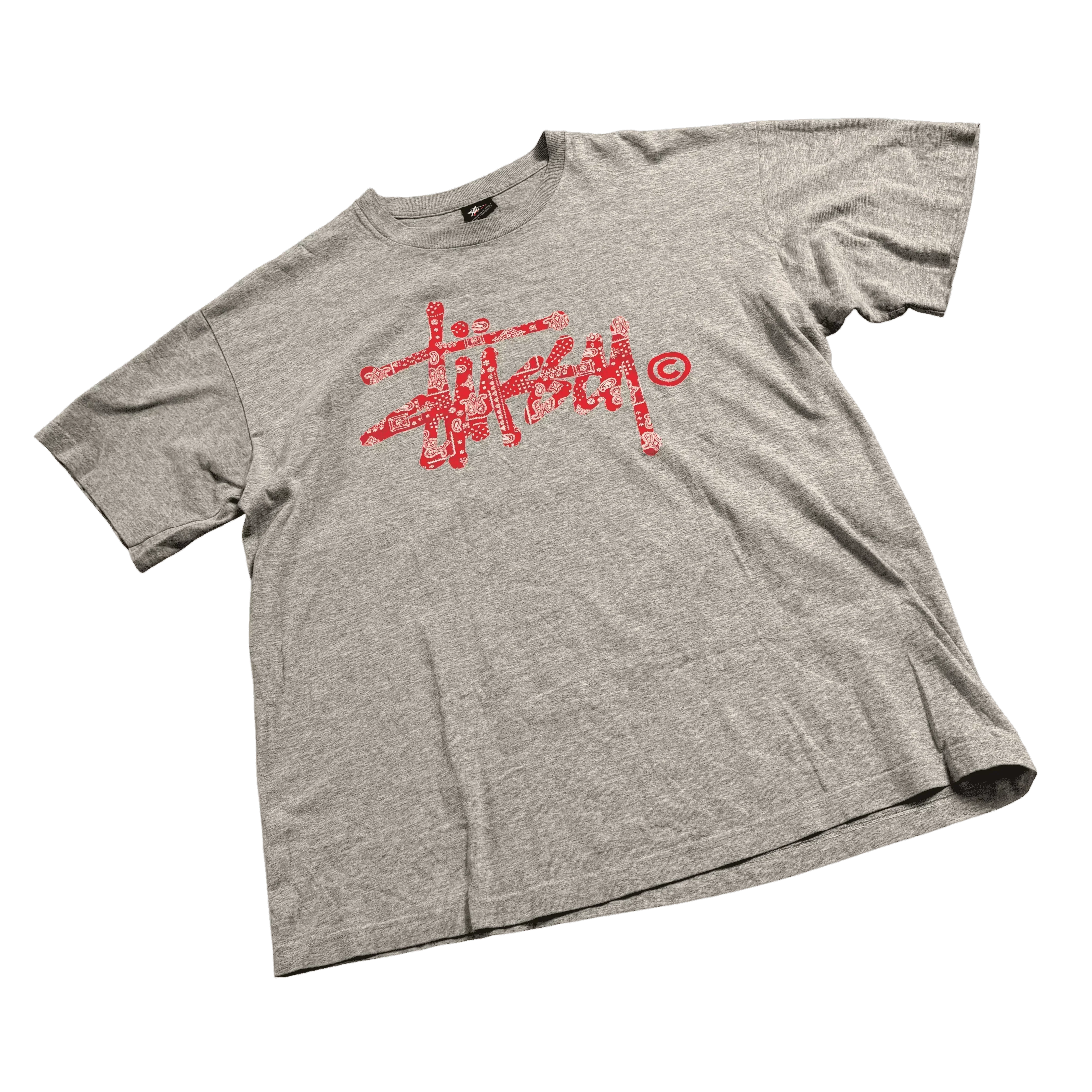 Grey Stussy Tee - XL