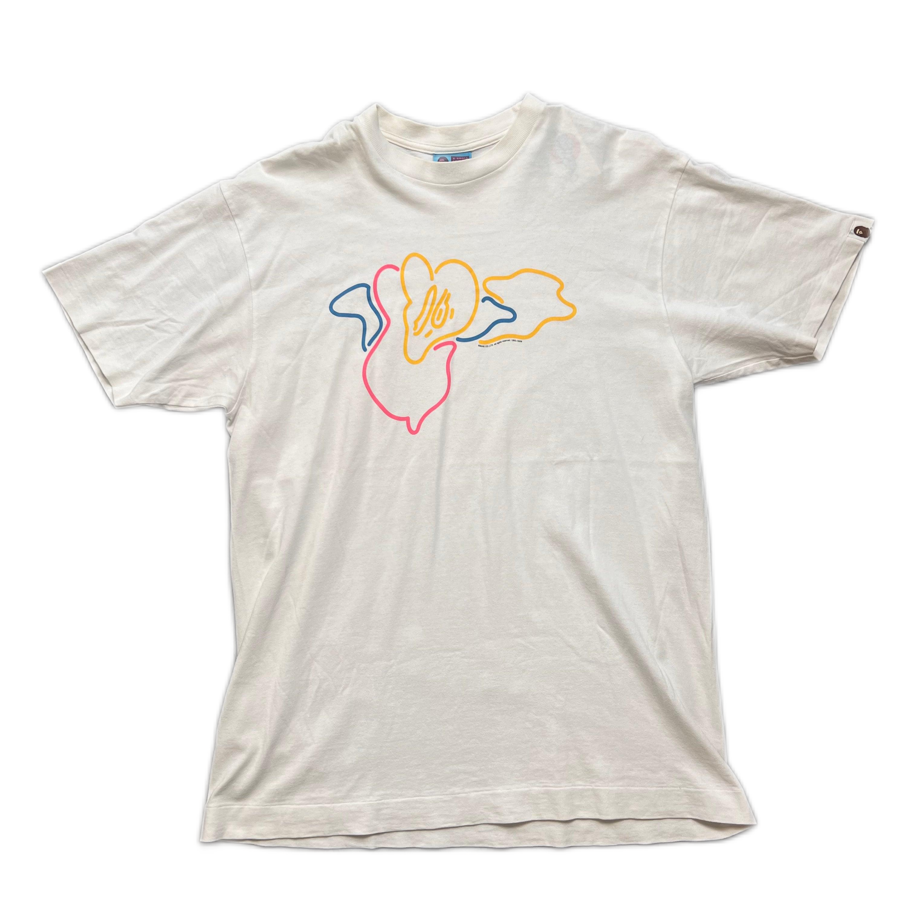 Vintage White A Bathing Ape (BAPE) Tee - L