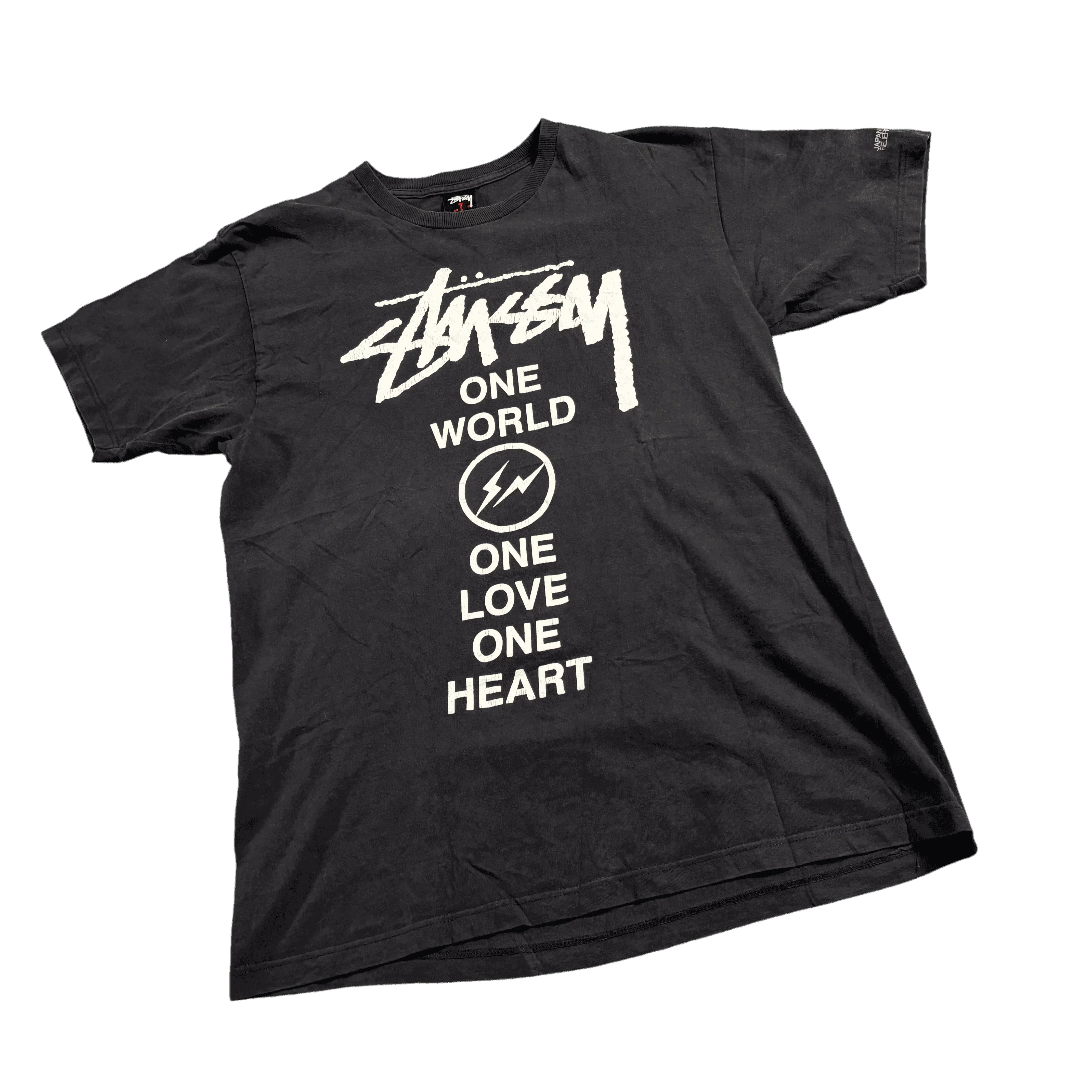 Black Stussy x Fragment Tee - L