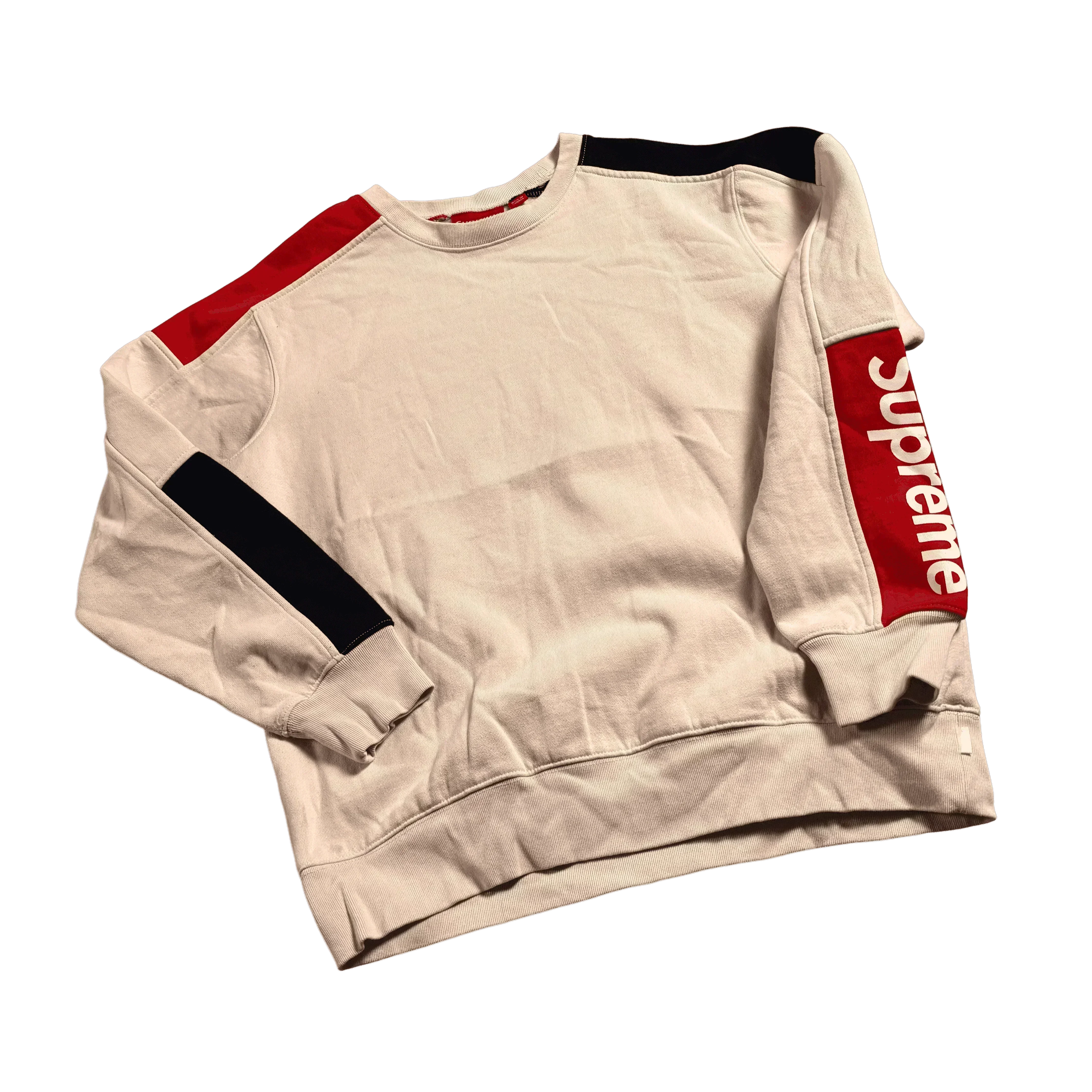 White Supreme Sweatshirt - L