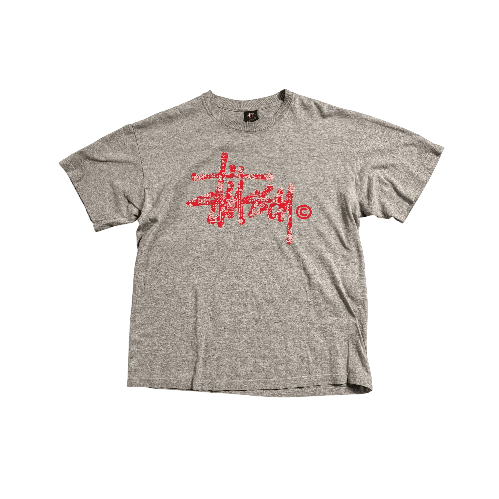 Grey Stussy Tee - XL