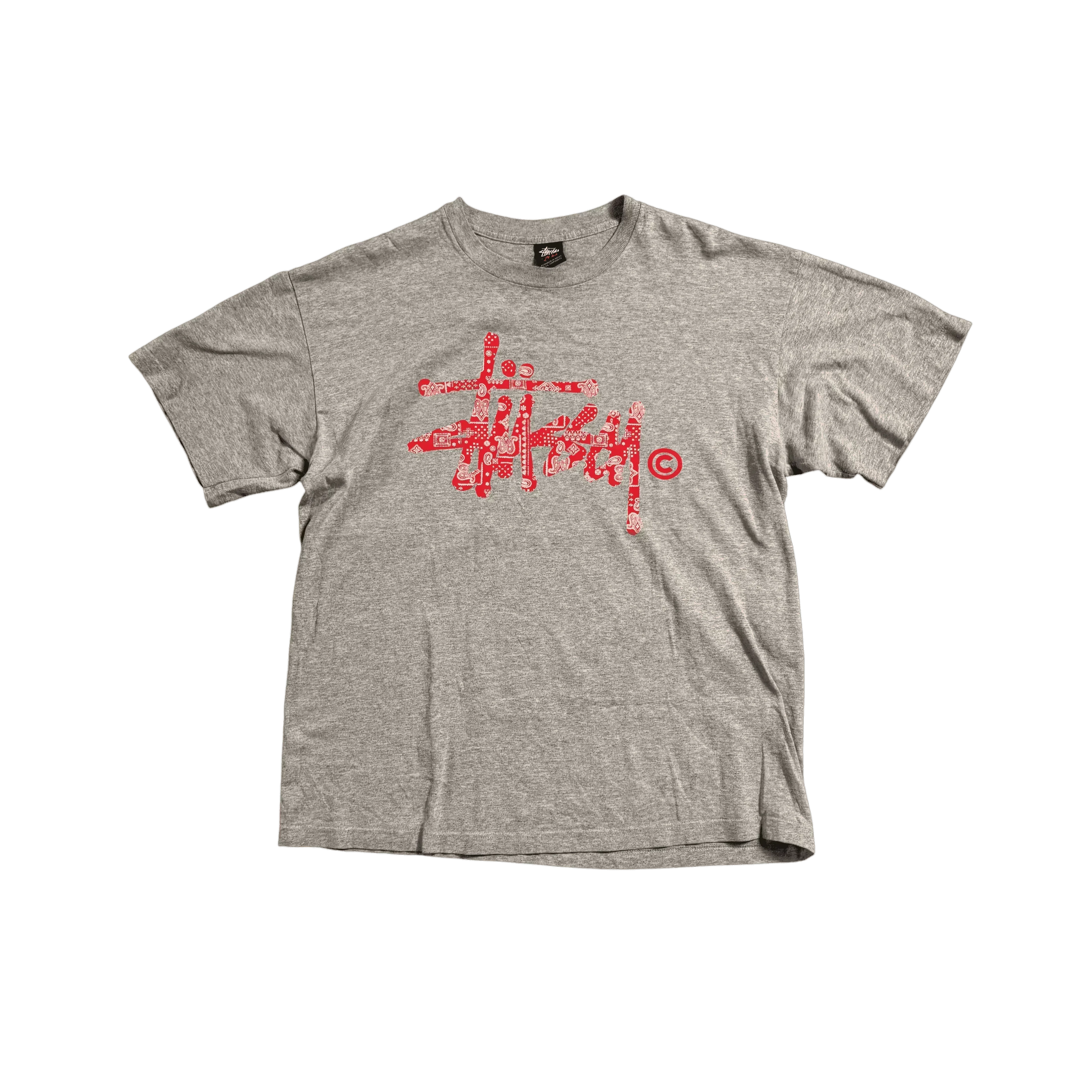 Grey Stussy Tee - XL