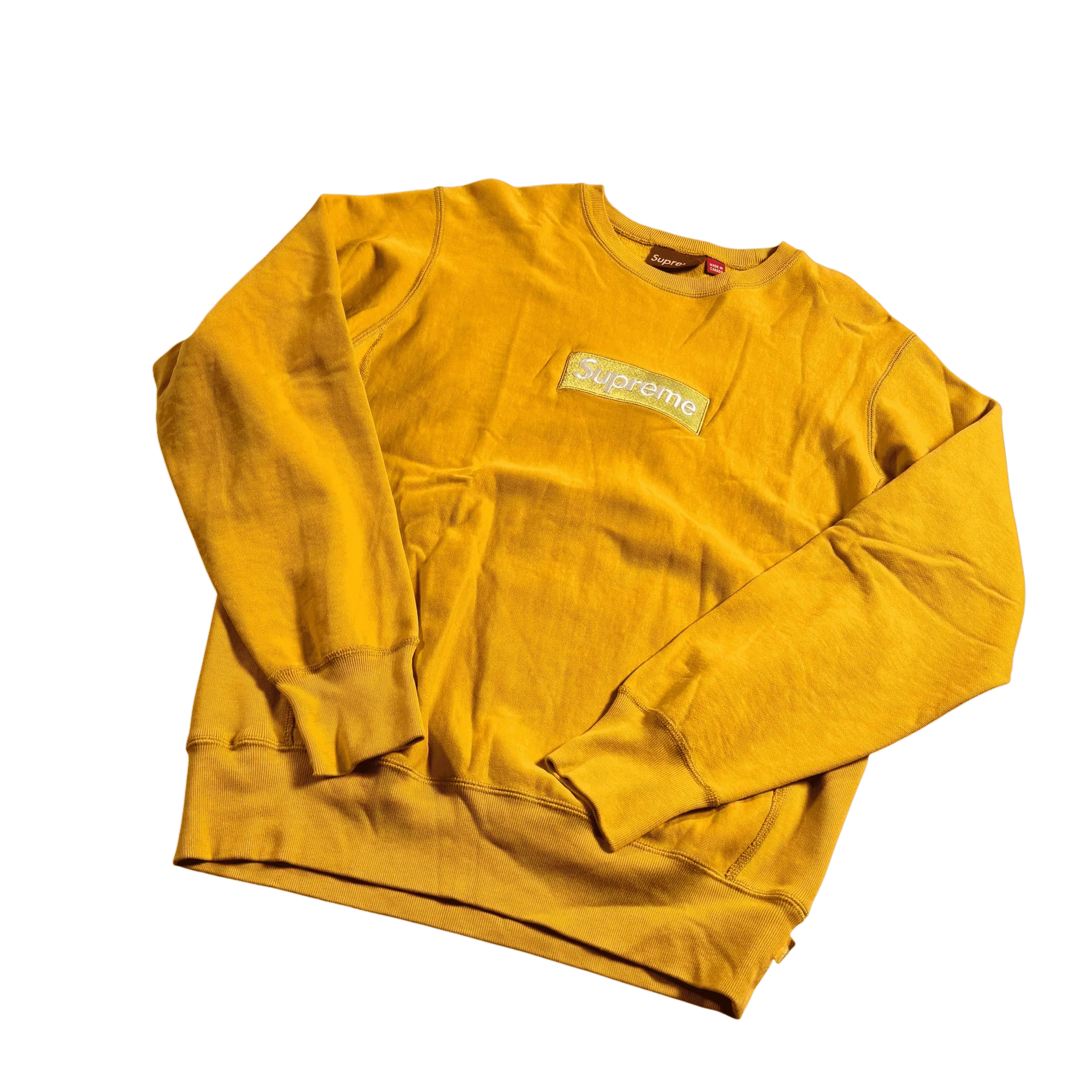 Yellow Supreme Sweatshirt - S