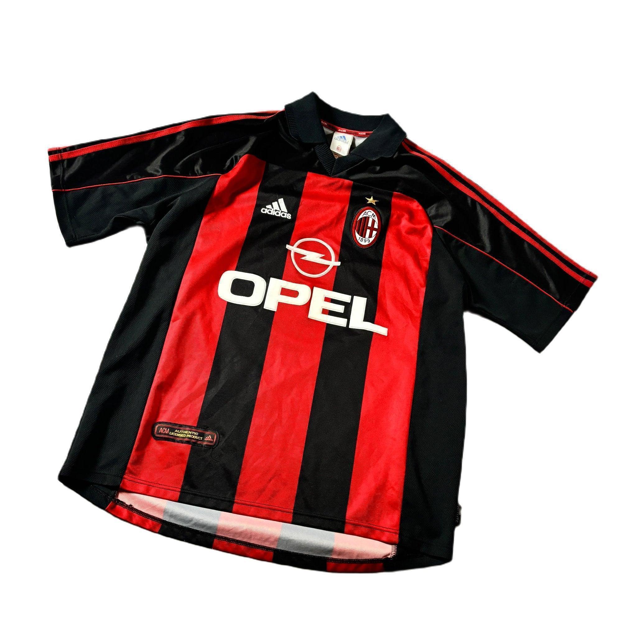 2000 - 01 AC Milan Home 'Gattuso' Shirt - L
