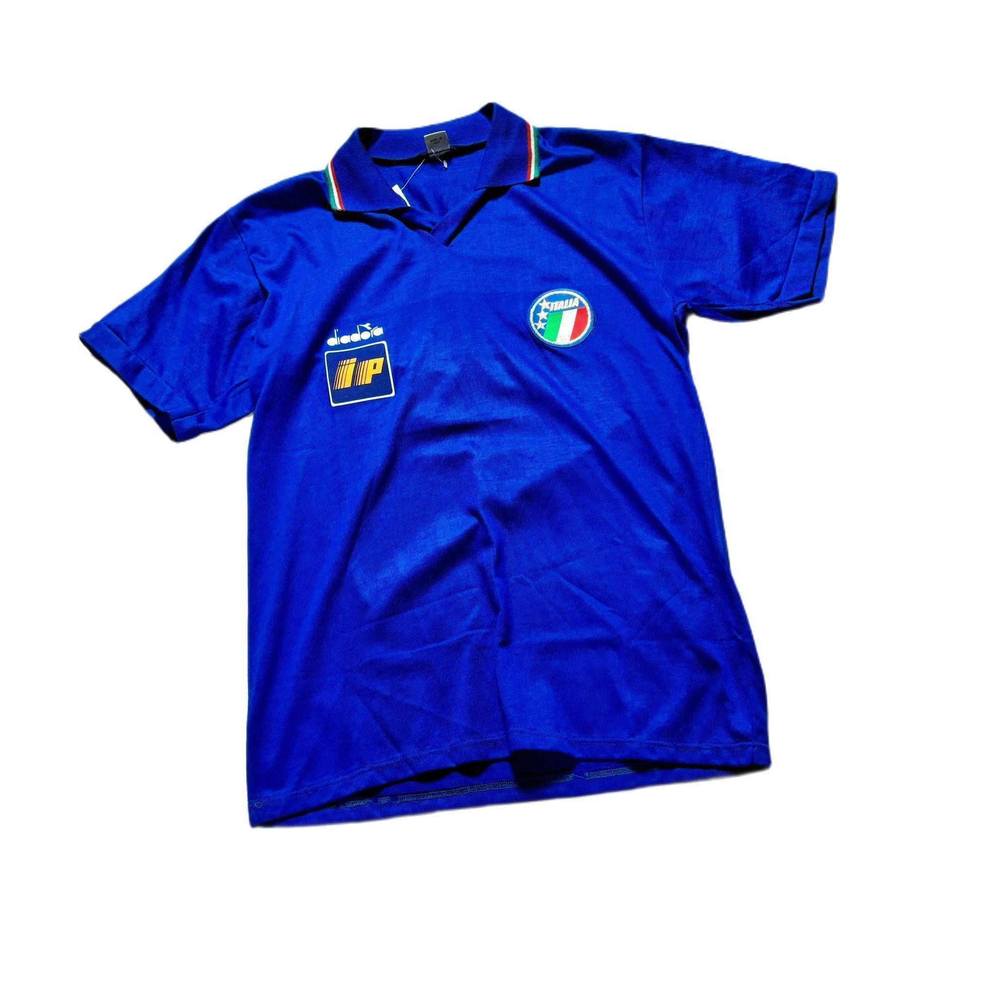 1986 - 91 Italy Home Shirt - L