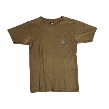 Vintage Green Harley Davidson Tee - XL