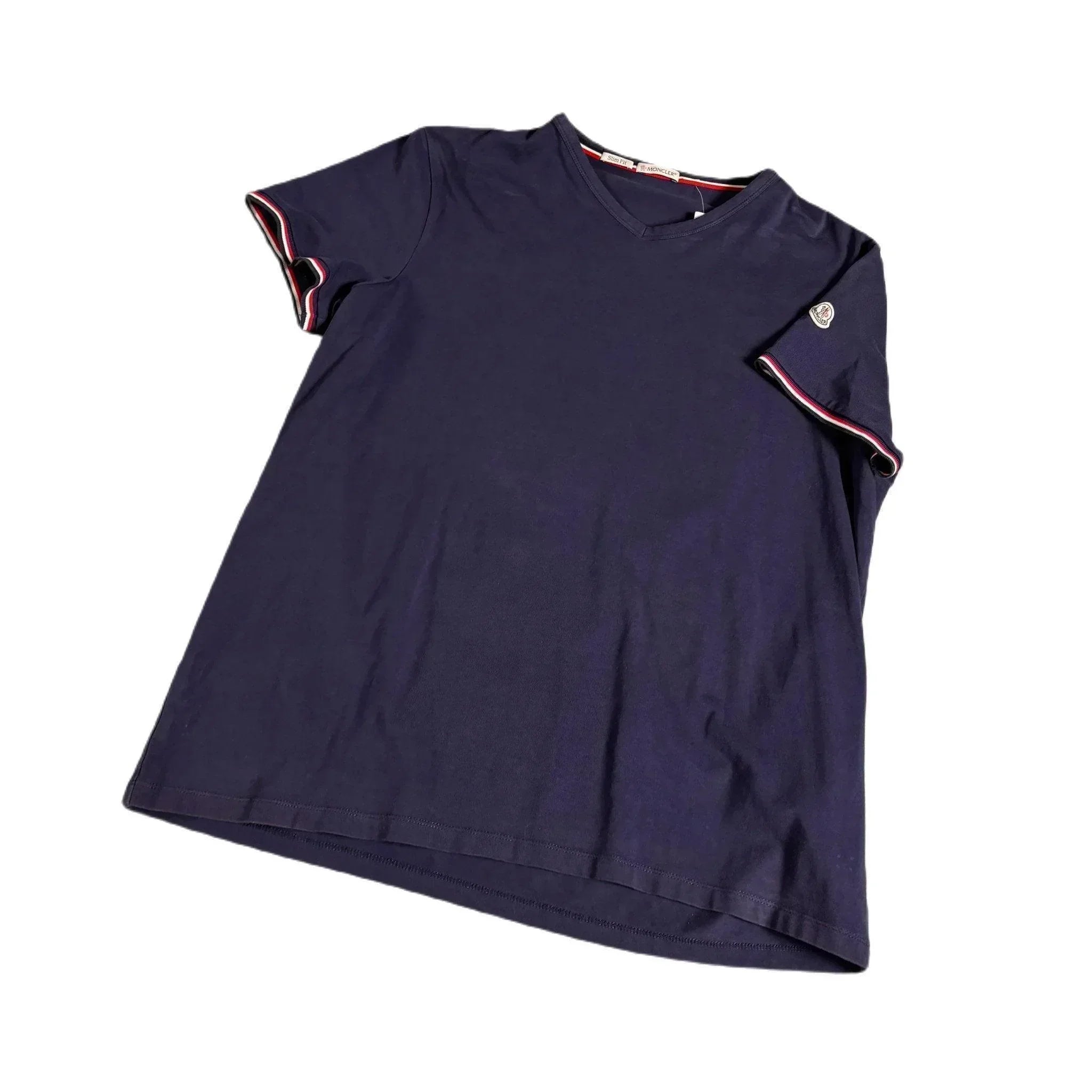 Navy Blue Moncler Tee - L