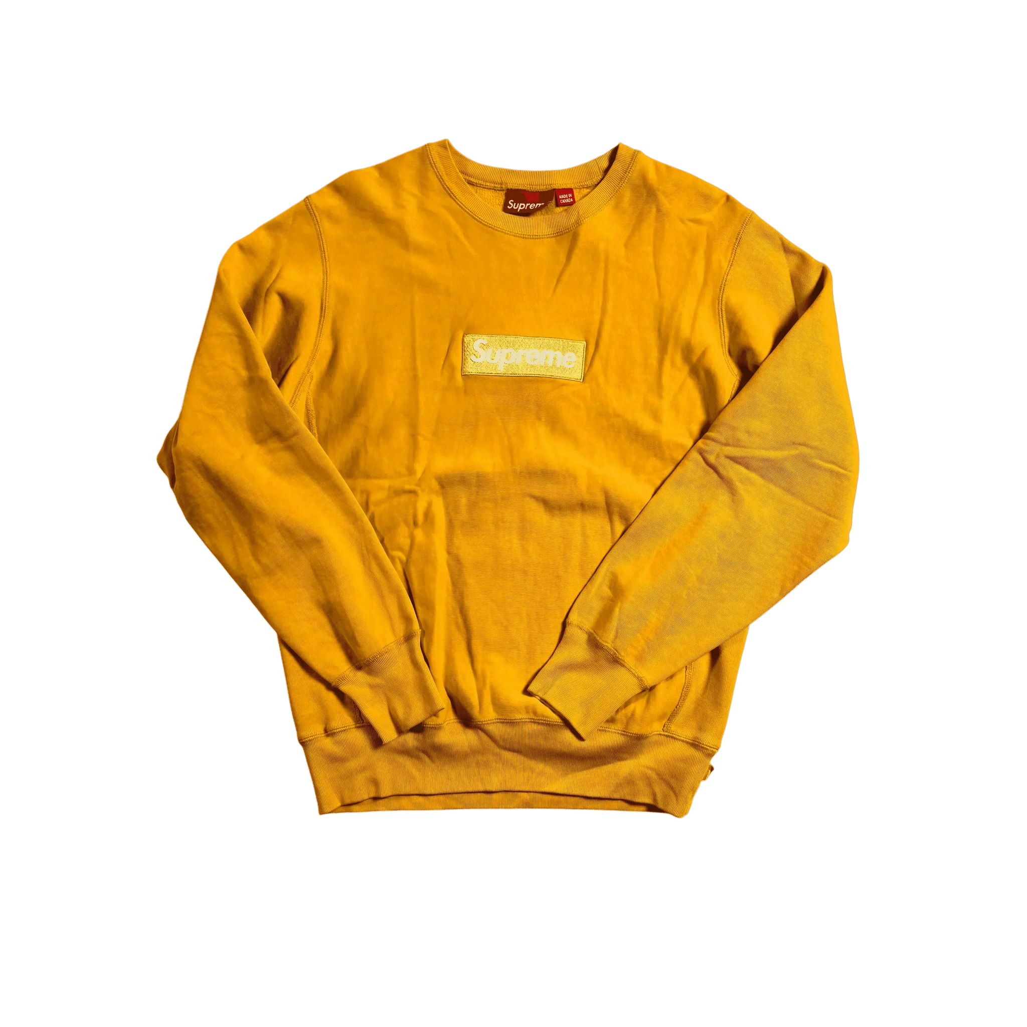 Yellow Supreme Sweatshirt - S