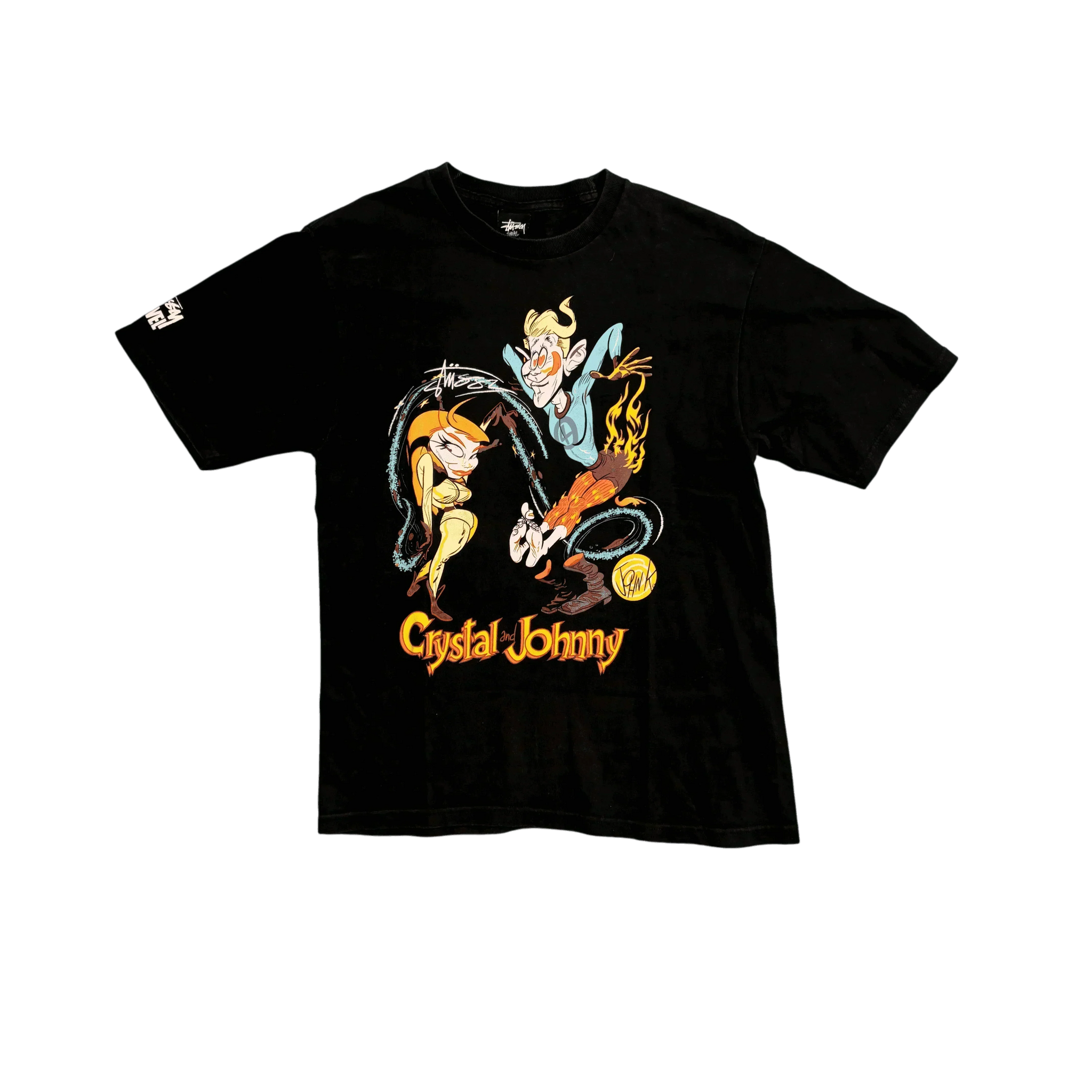 Black Stussy x Marvel Tee - S