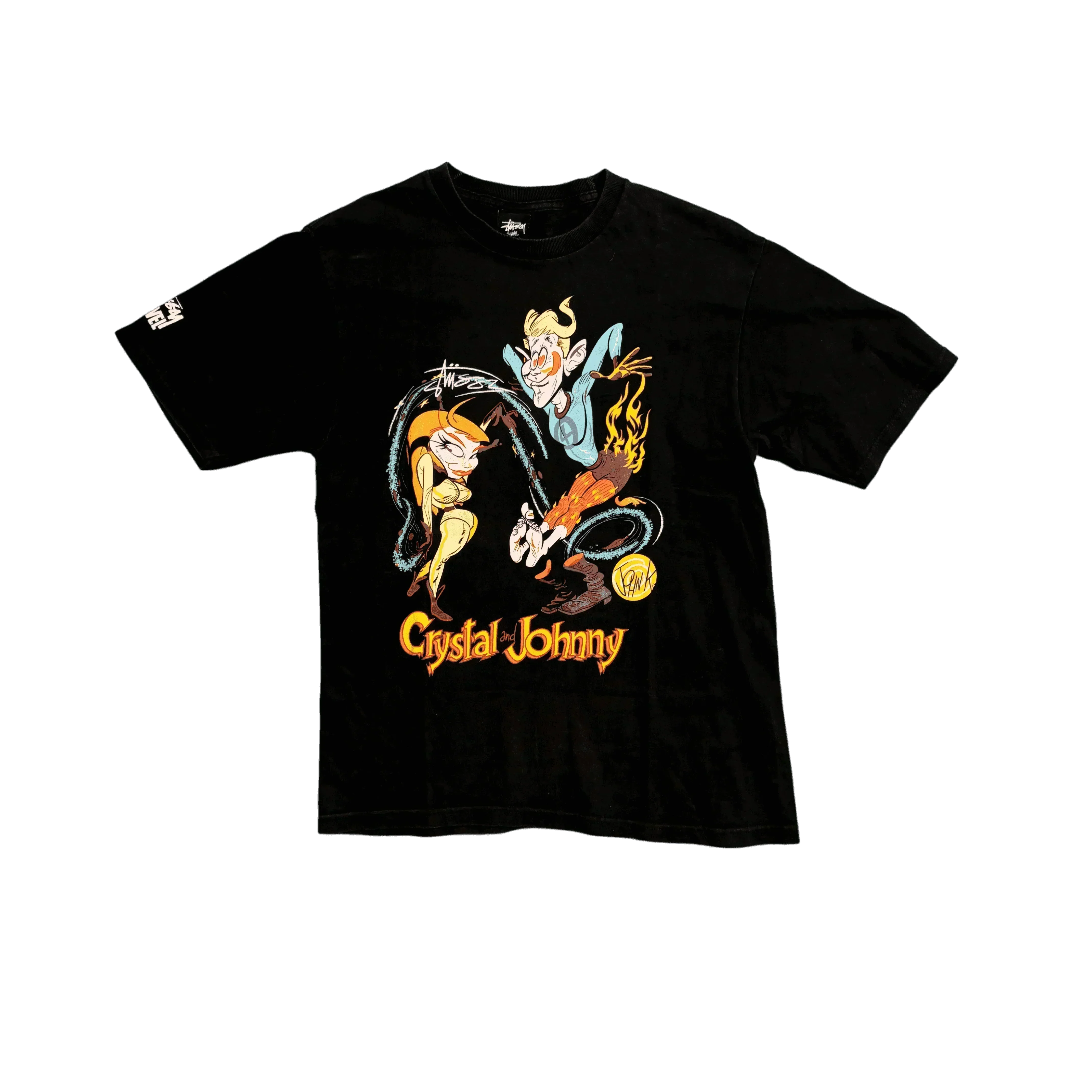 Black Stussy x Marvel Tee - S