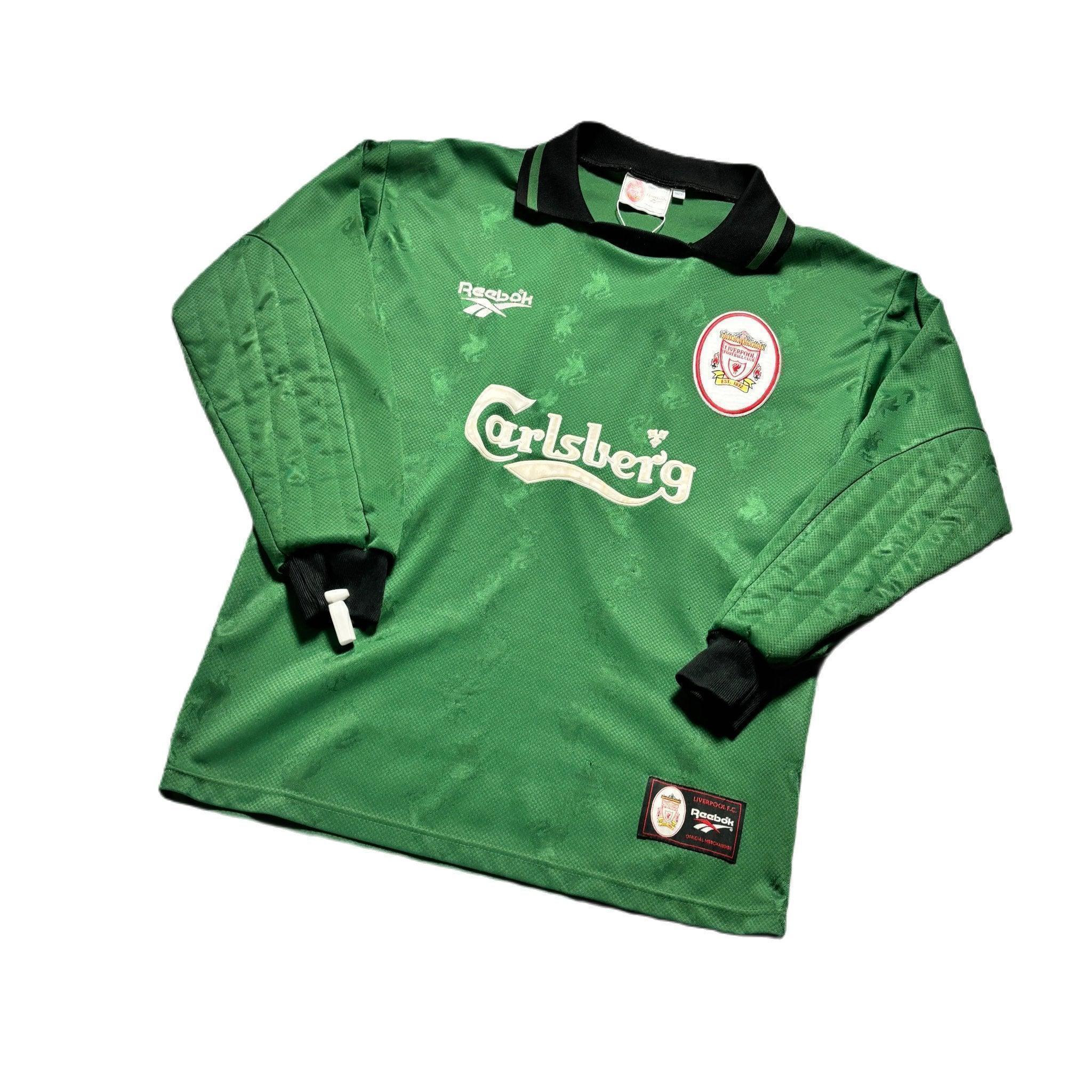 1996 - 98 Liverpool Goalkeeper Shirt - M