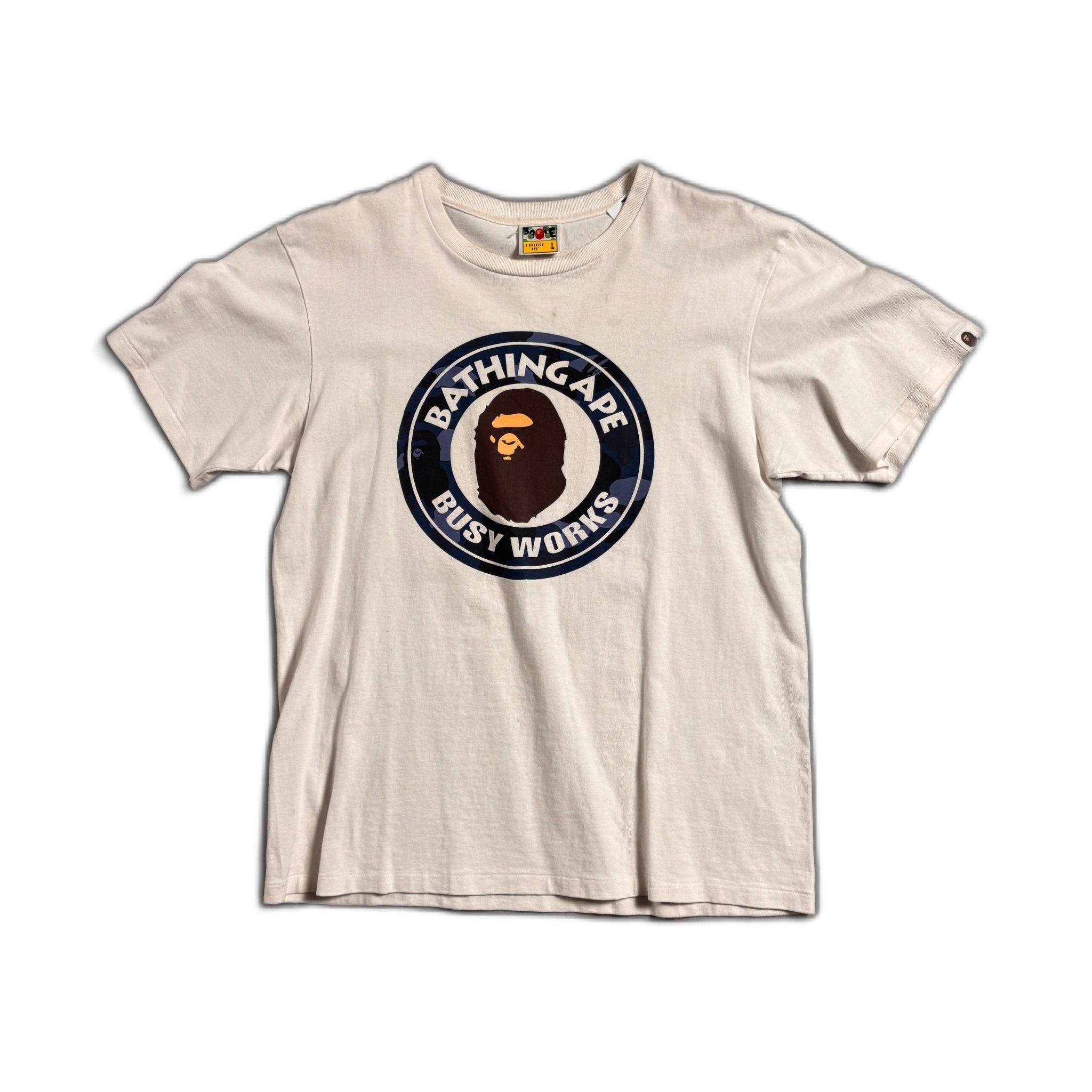 White A Bathing Ape (BAPE) Tee - L