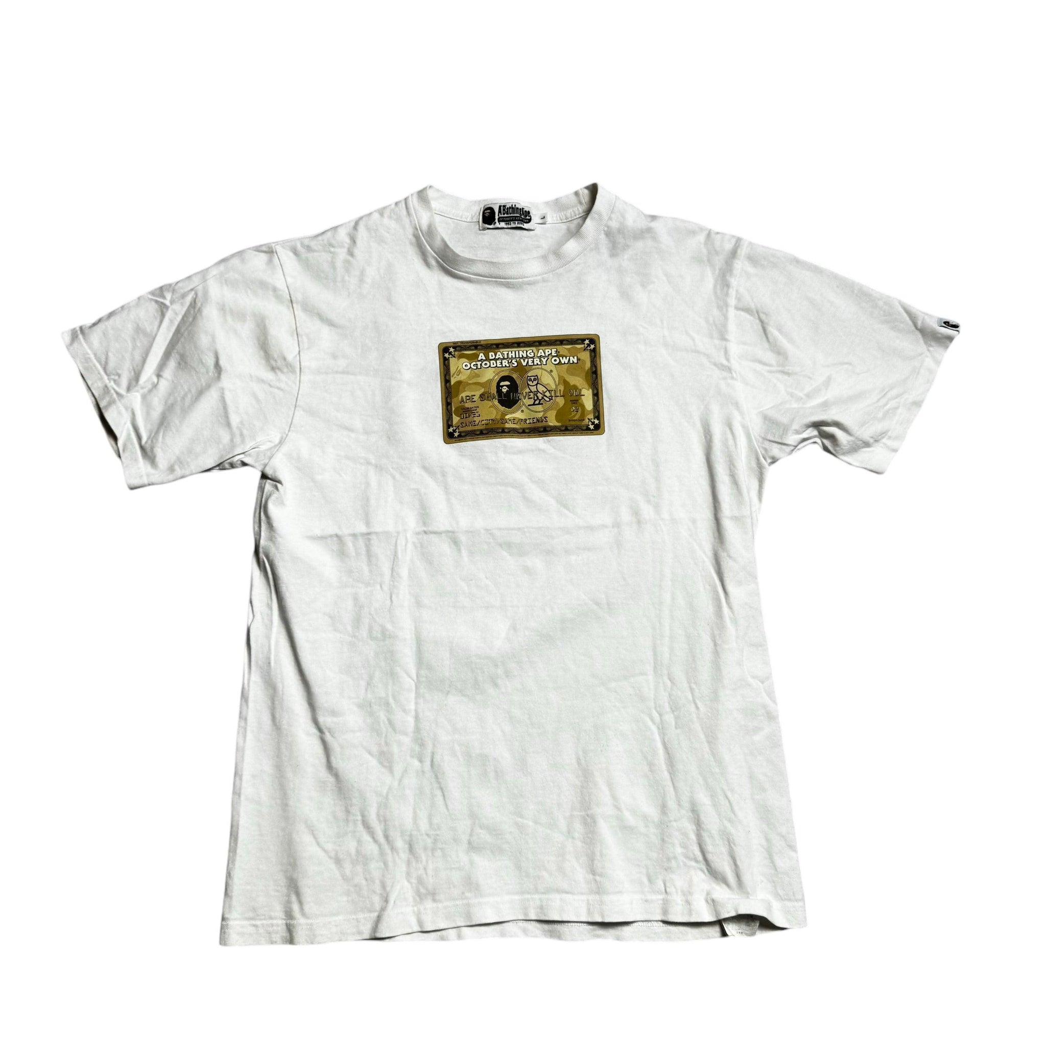 White A Bathing Ape (BAPE) x OVO Tee - L