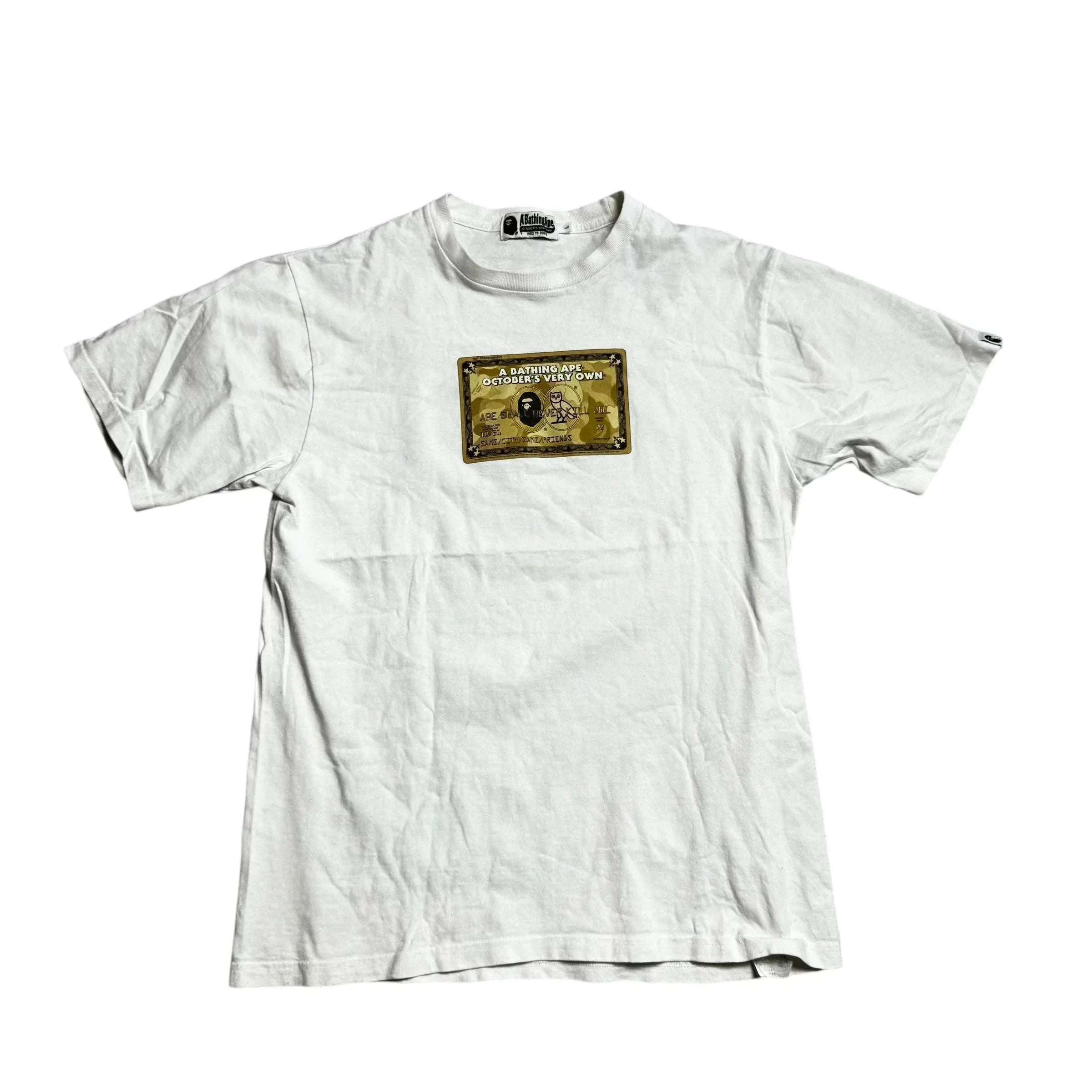 White A Bathing Ape (BAPE) x OVO Tee - L