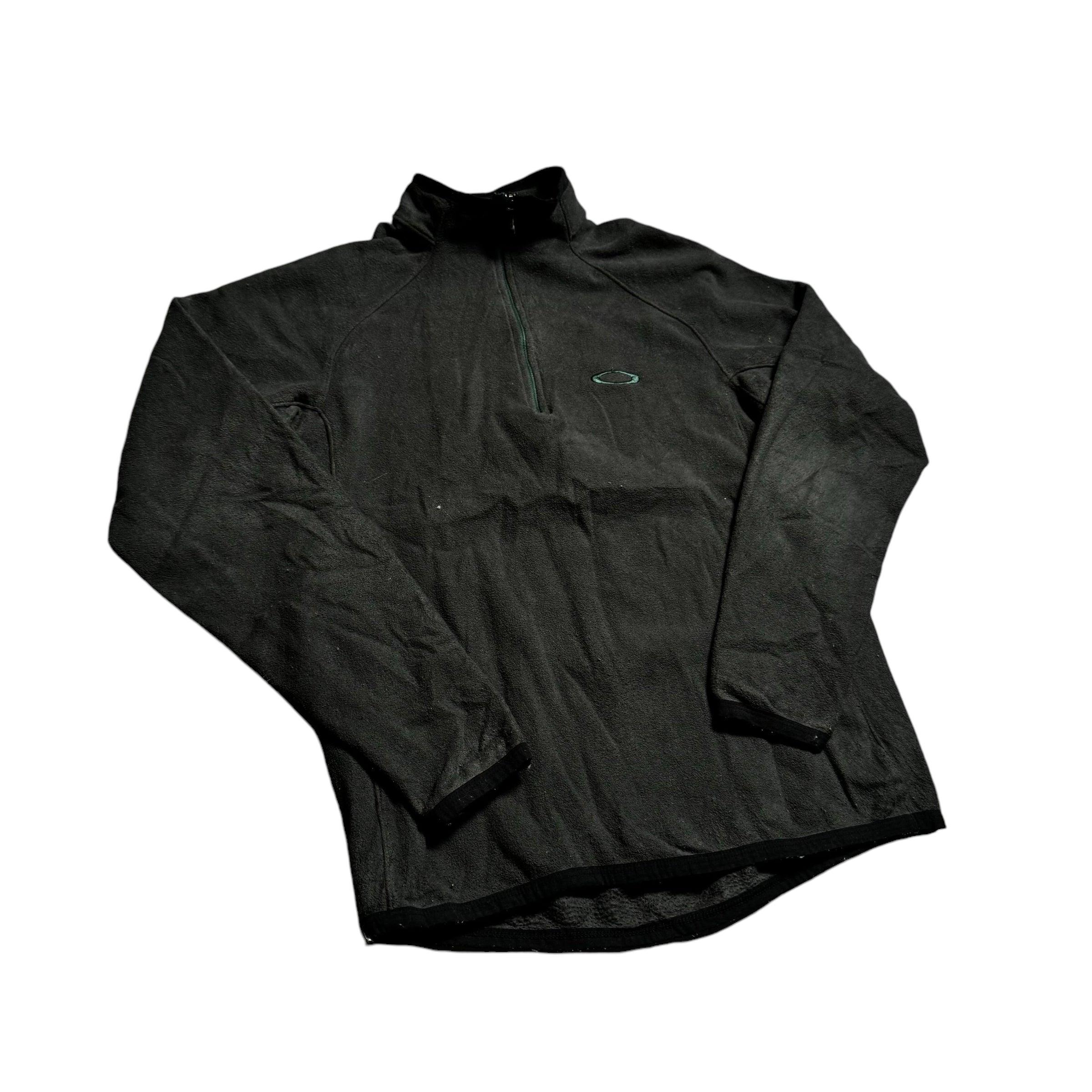 Green Oakley 1/4 Fleece - M