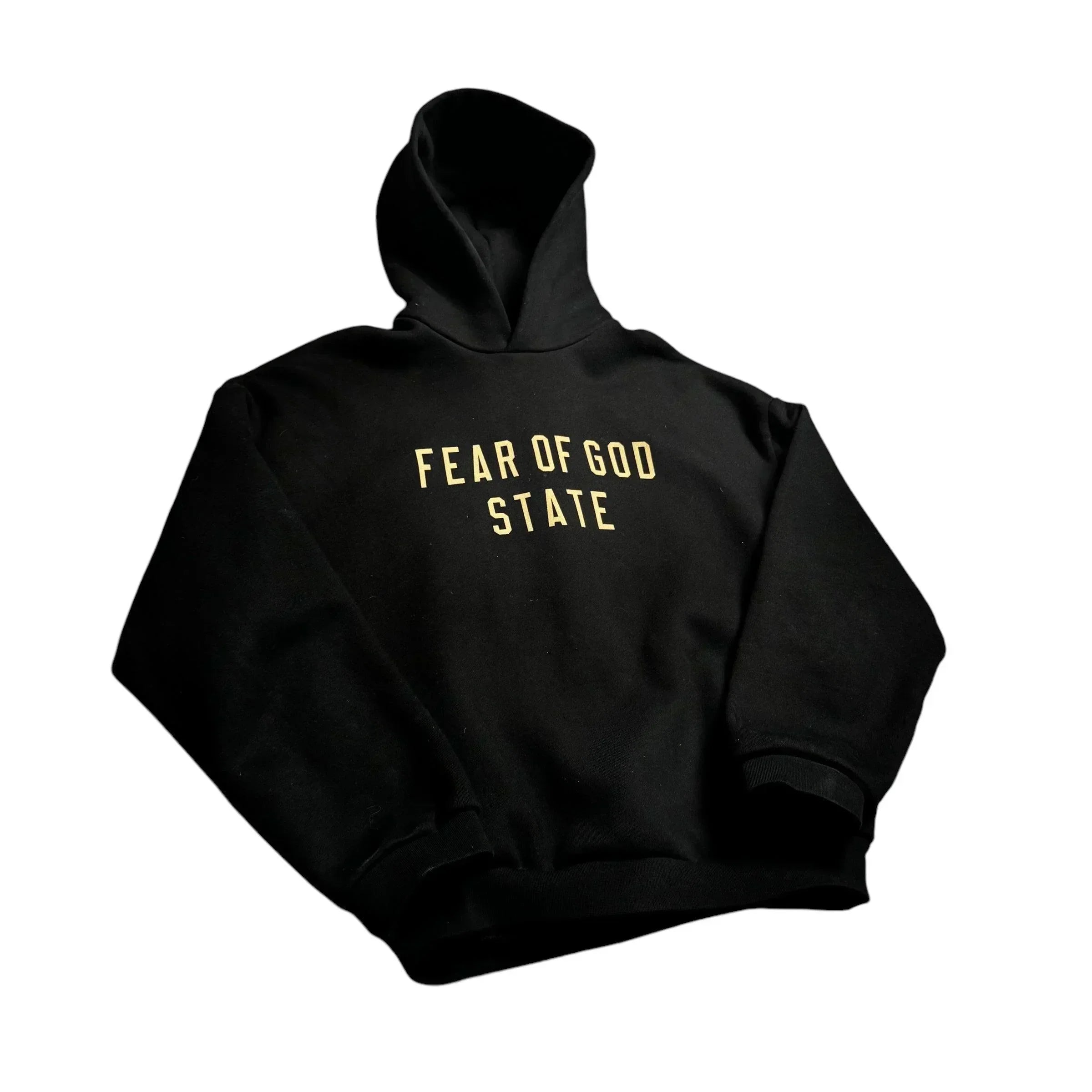 Black Fear of God State Hoodie - XS (Recommended Size - S)