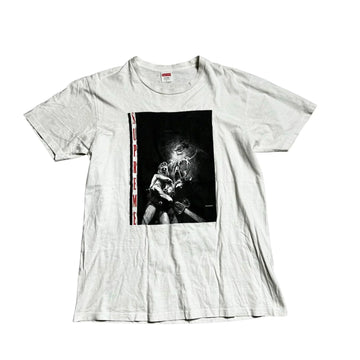 White Supreme Tee - L