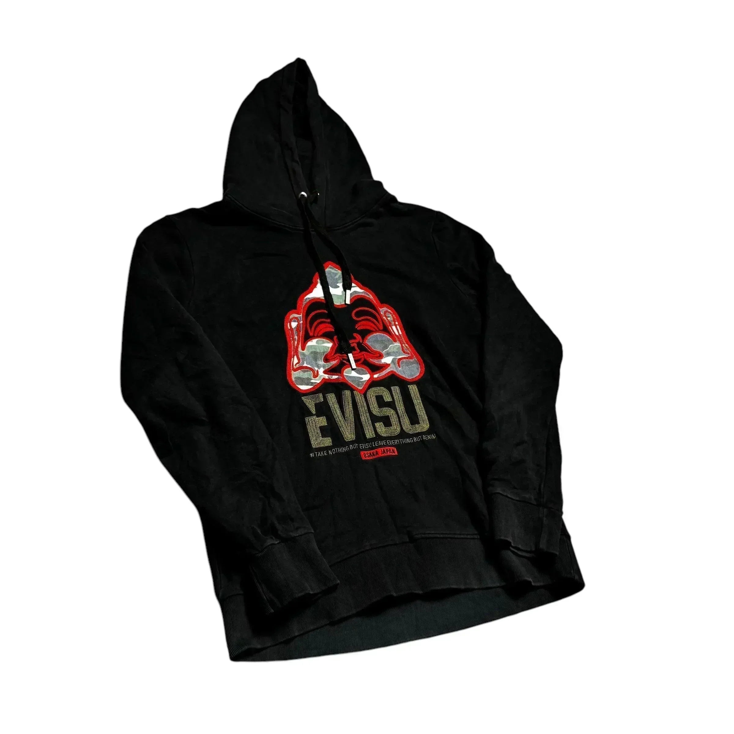 Black Evisu Hoodie - XL
