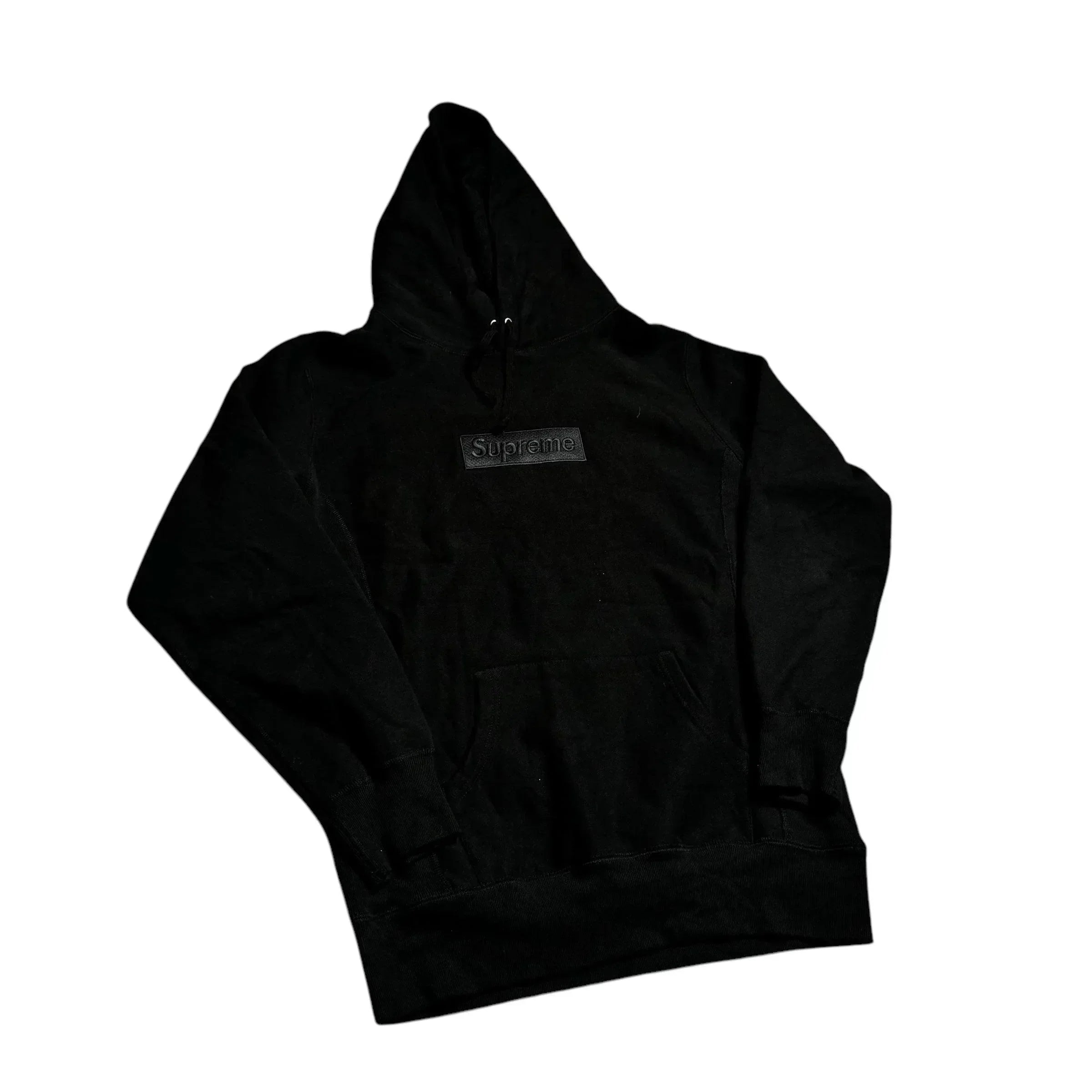 Black Supreme Box Logo Hoodie - M