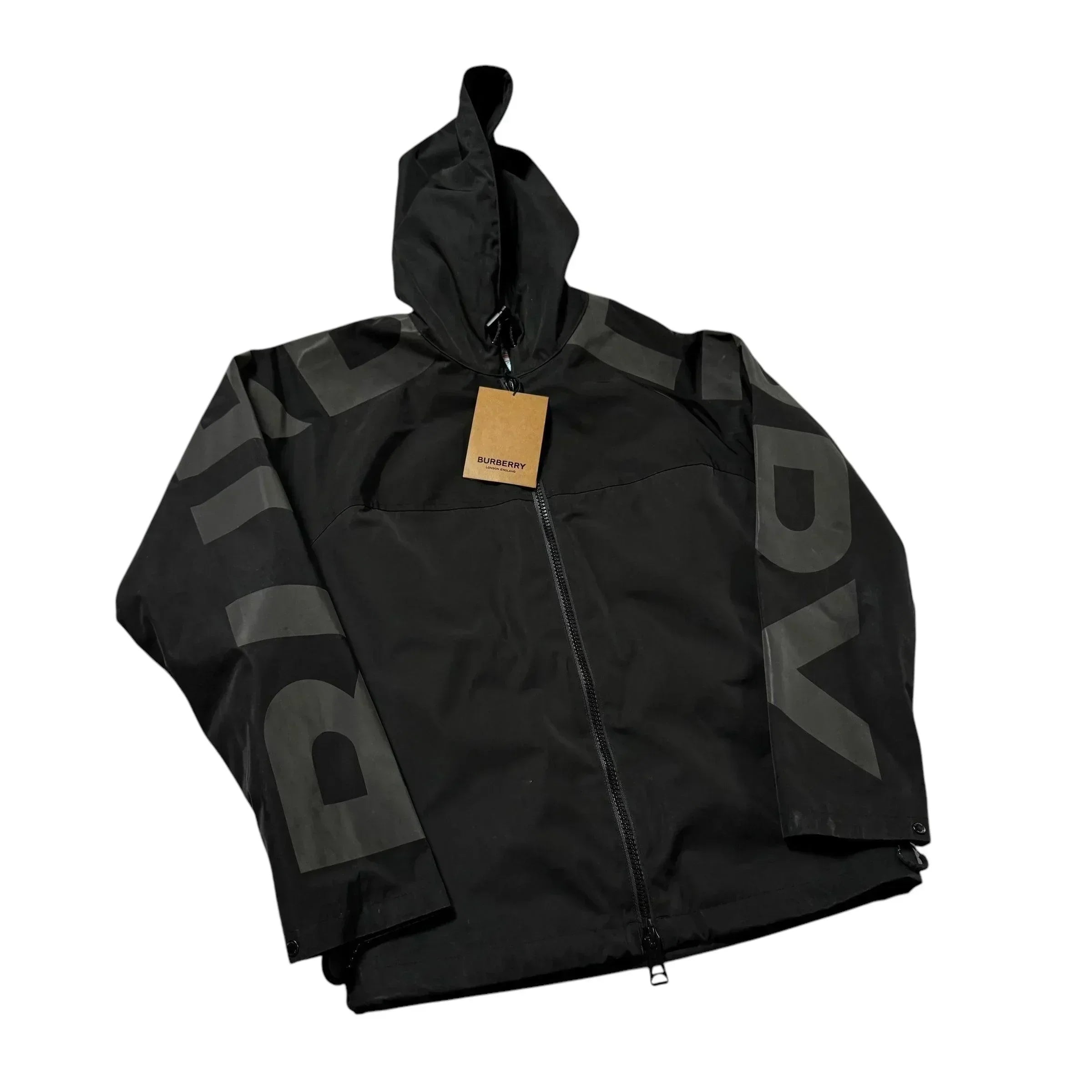 BNWT Black Burberry Jacket - XS (Recommended Size - S)