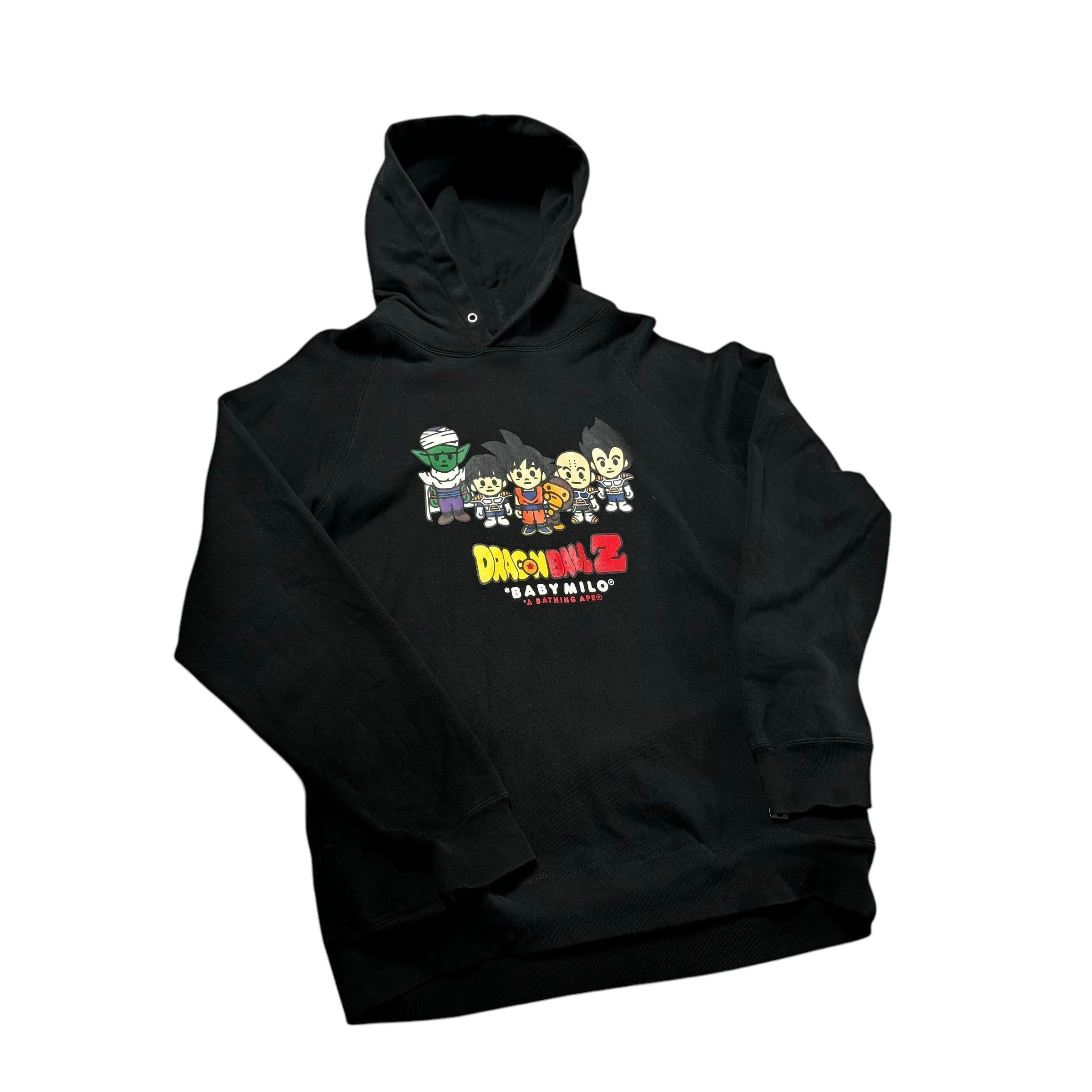 Black A Bathing Ape (BAPE) x Dragon Ball Z Hoodie - XL