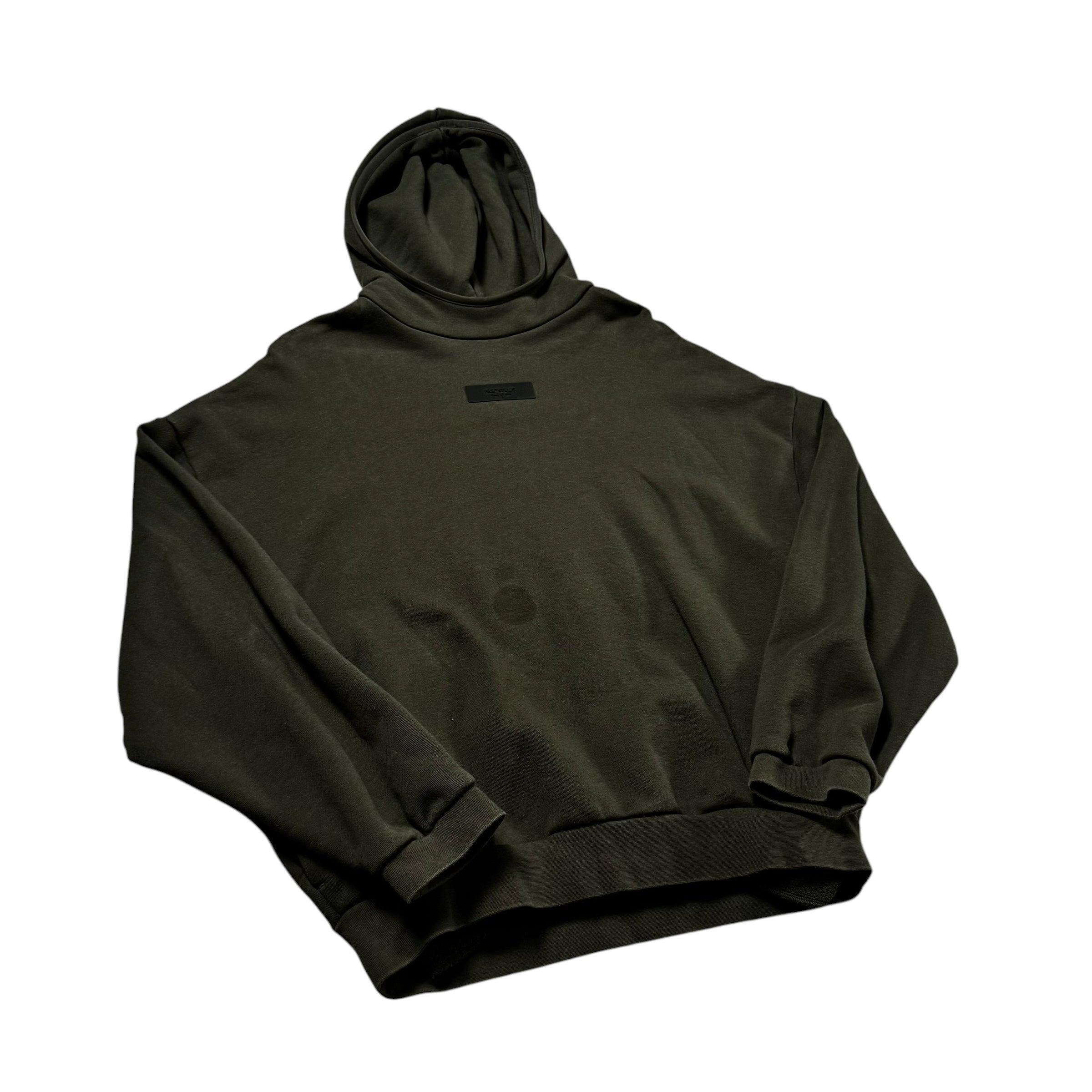 Black Fear of God Essentials Hoodie - M